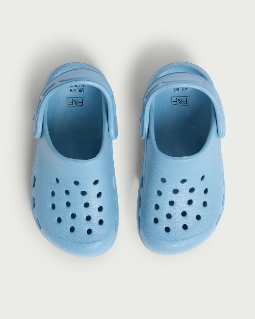F&F Boys Slip On Clogs in Blue thumbnail 2