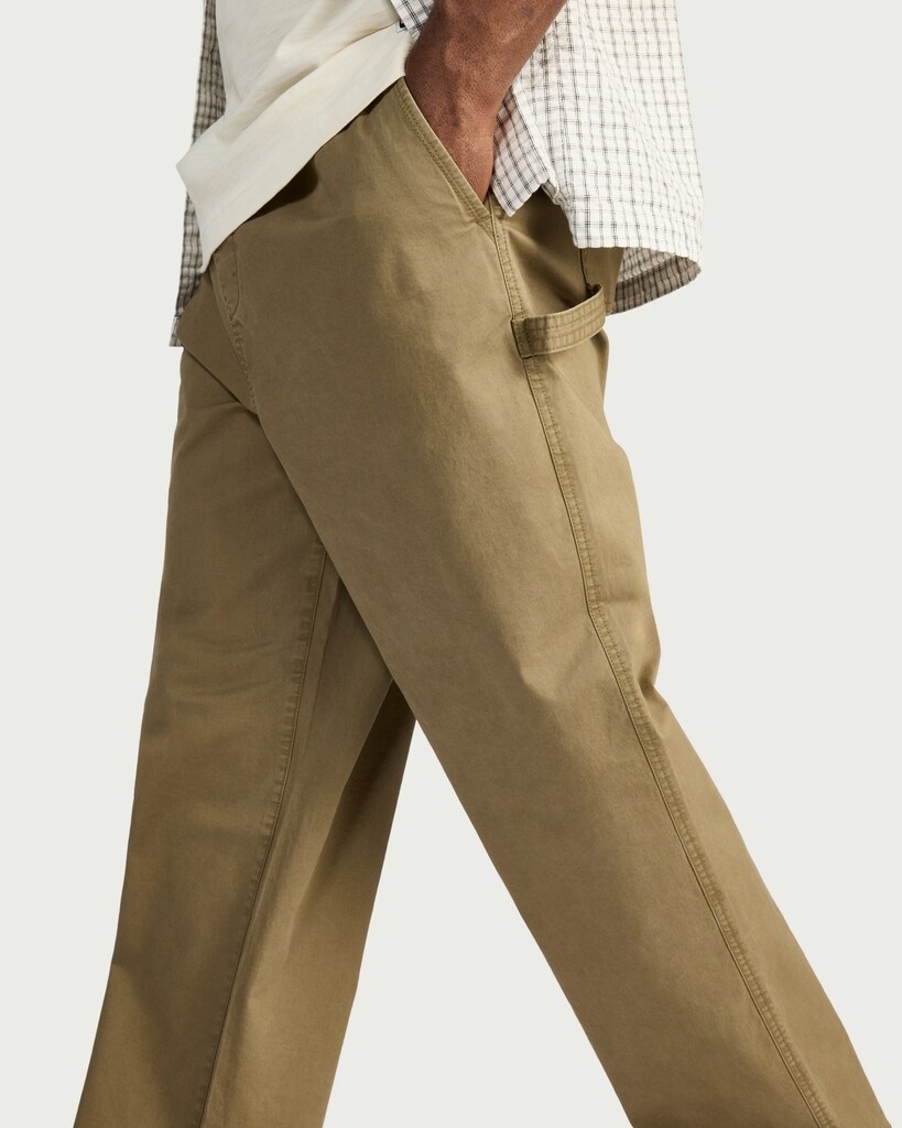 RDA Cotton Rich Cargo Trousers in Khaki thumbnail 2