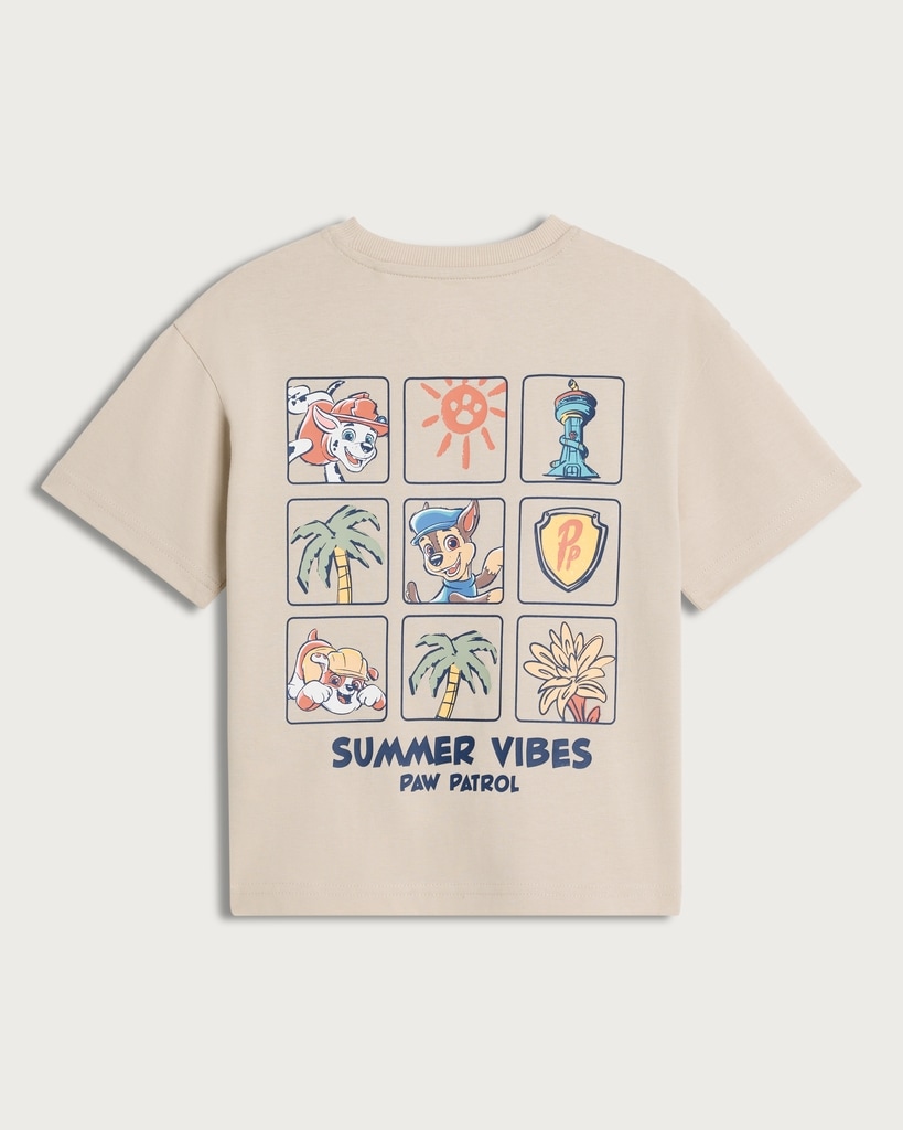 Paw Patrol Pure Cotton T-Shirt in Tan thumbnail 5