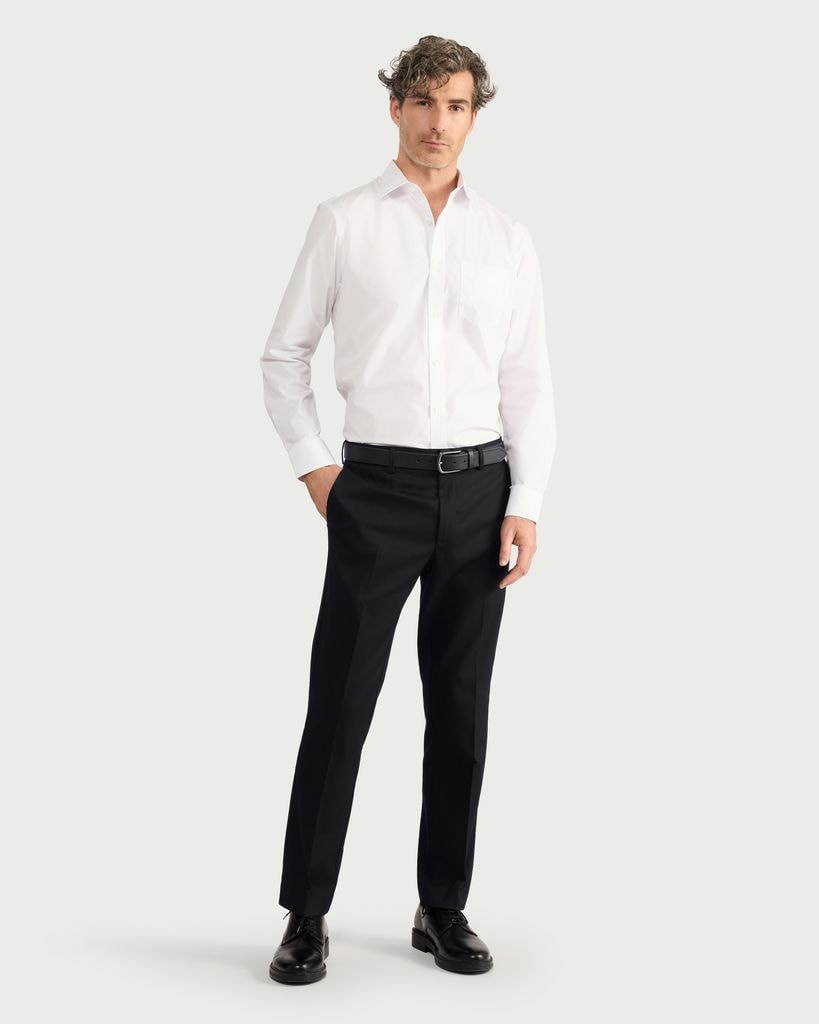 F&F Slim Fit Formal Trousers in Black