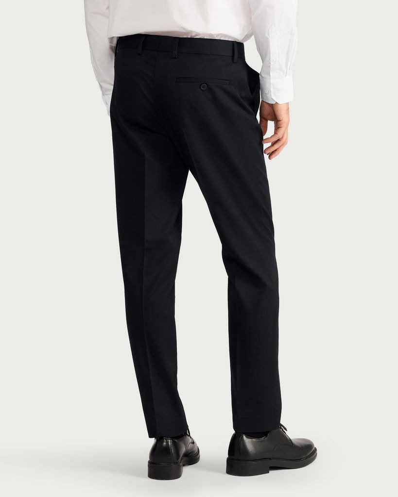 F&F Slim Fit Formal Trousers in Black thumbnail 3
