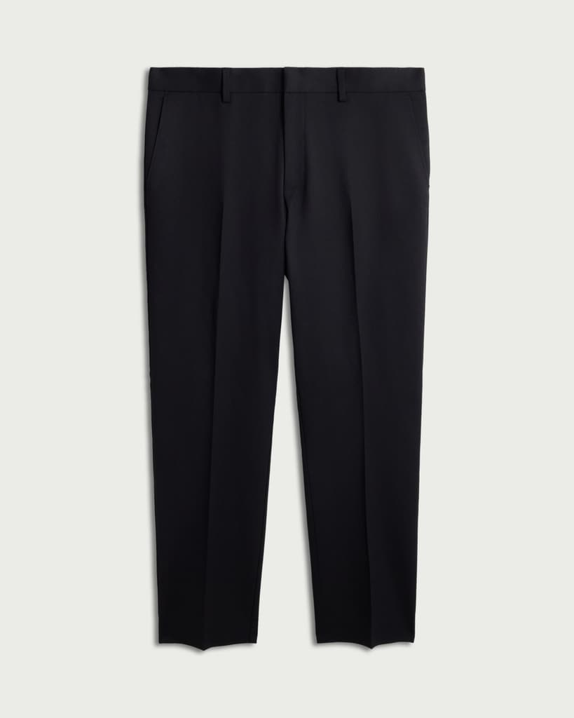 F&F Slim Fit Formal Trousers in Black thumbnail 4