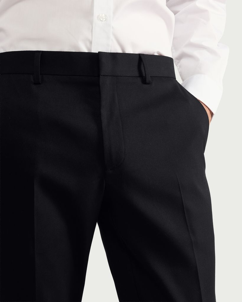 F&F Slim Fit Formal Trousers in Black thumbnail 2