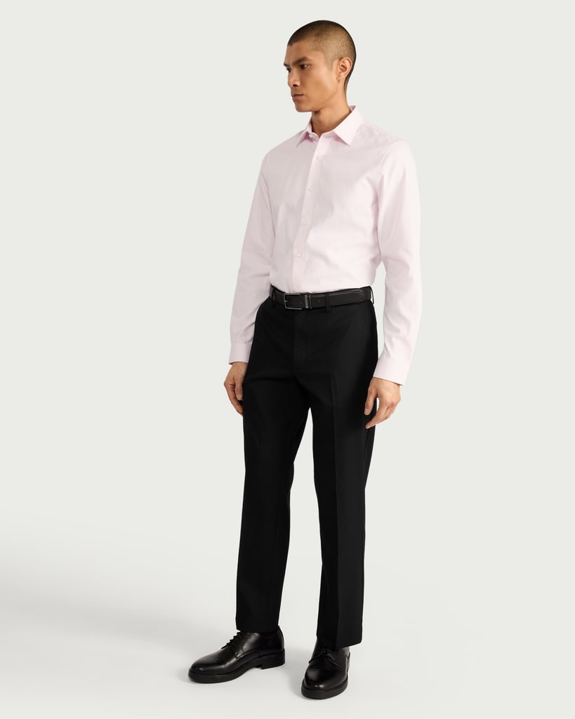 F&F Regular Fit Formal Trousers in Black