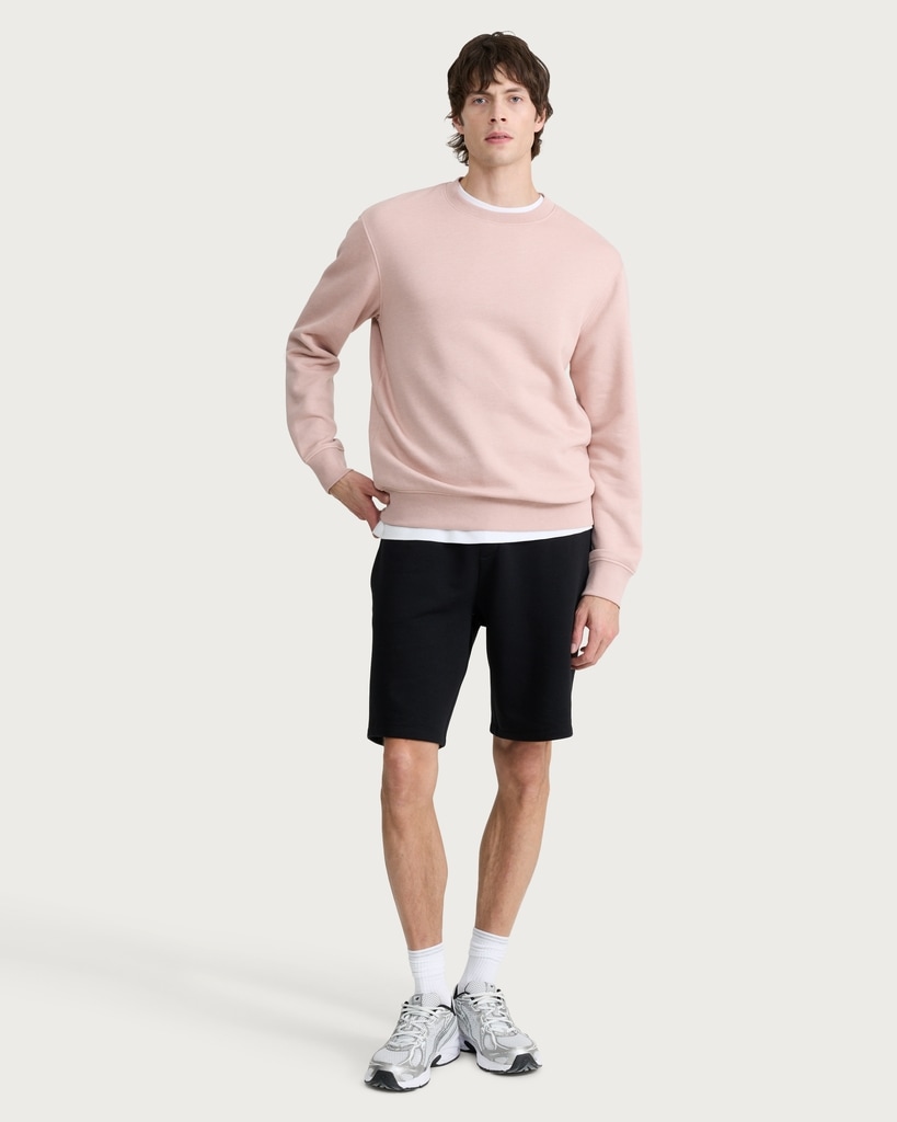 F&F Active EVERYHOUR Cotton Rich Crew Neck Sweatshirt in Pink thumbnail 2