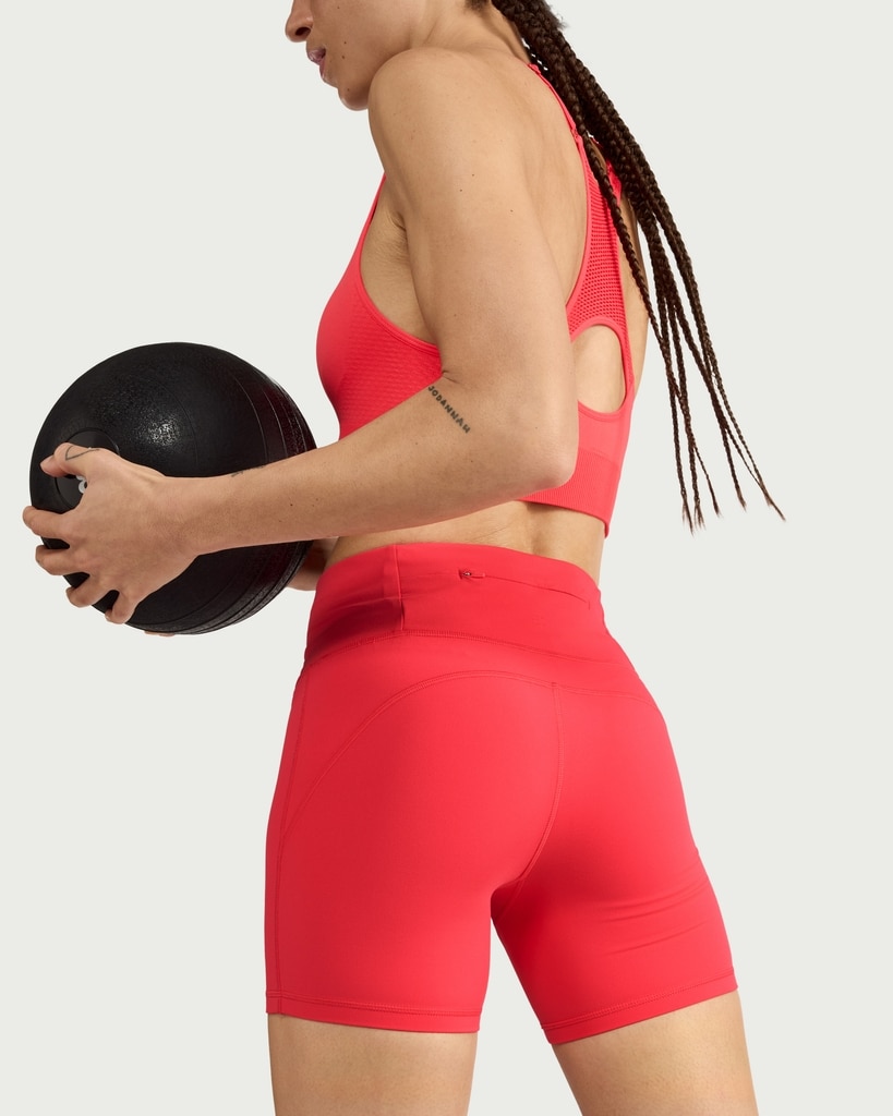 F&F Active ULTRAMOVE High Waisted Cycling Shorts in Red