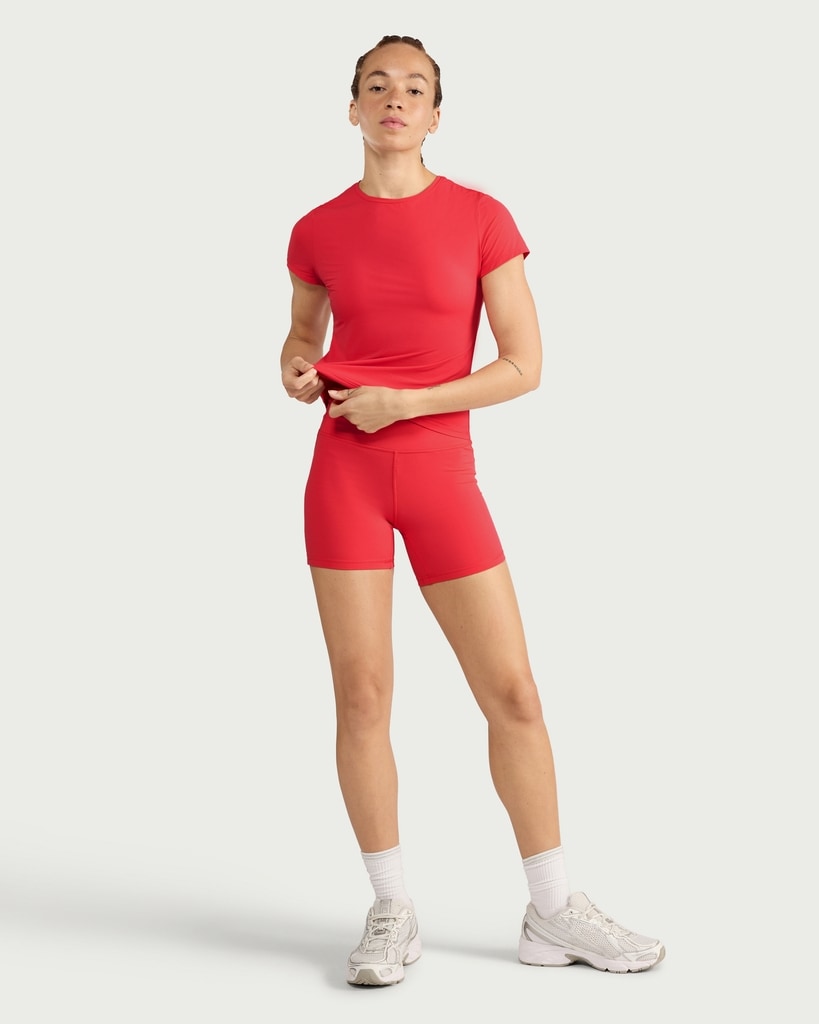F&F Active ULTRAMOVE Short Sleeved T-Shirt in Red