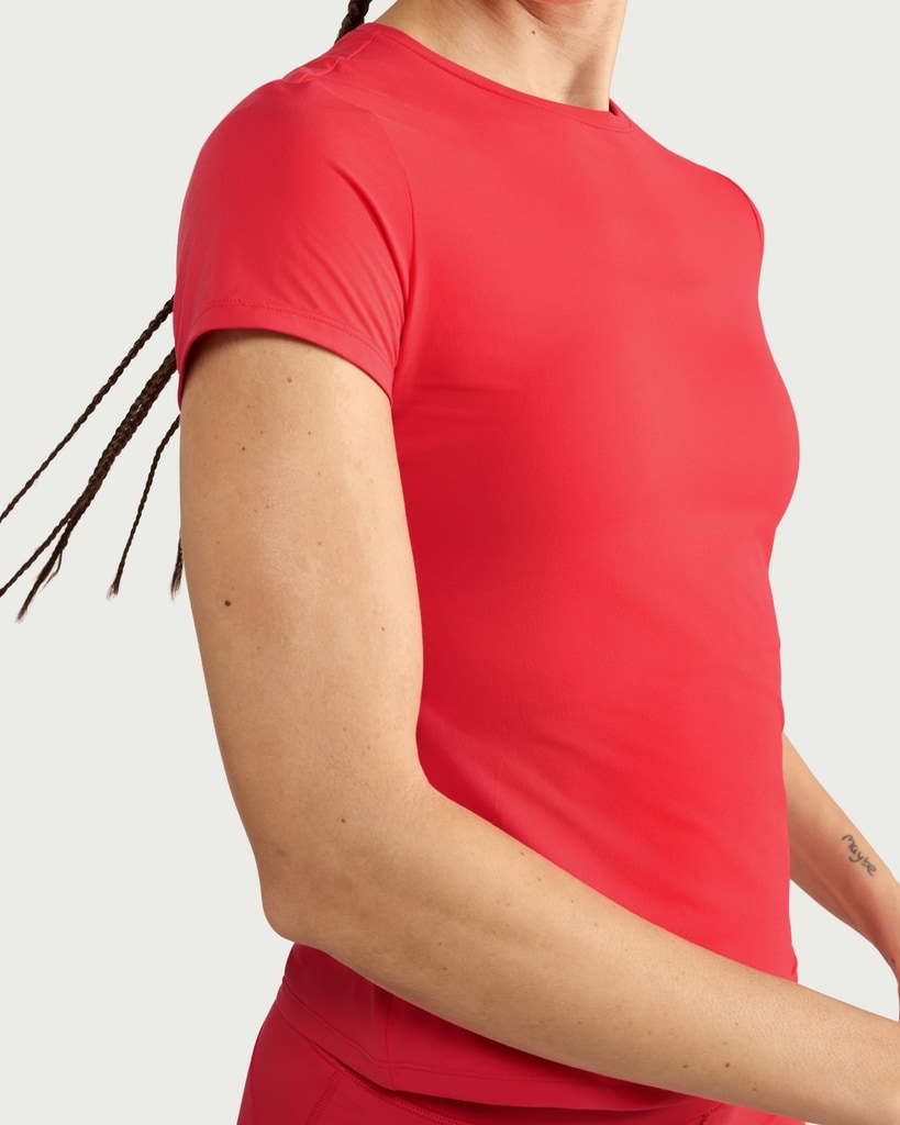F&F Active ULTRAMOVE Short Sleeved T-Shirt in Red thumbnail 3