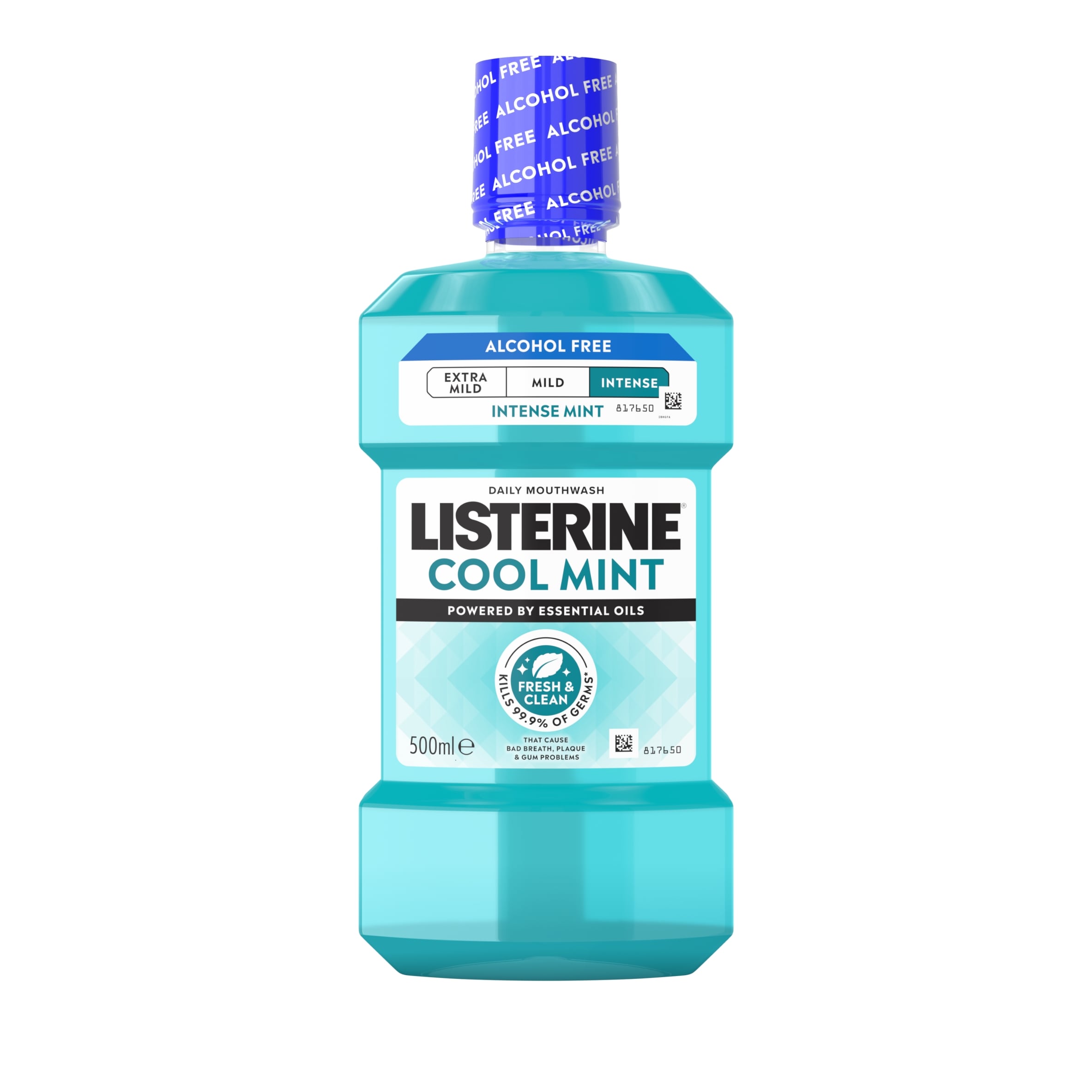 Listerine Coolmint Alcohol Free Intense Mint 500ml thumbnail 2