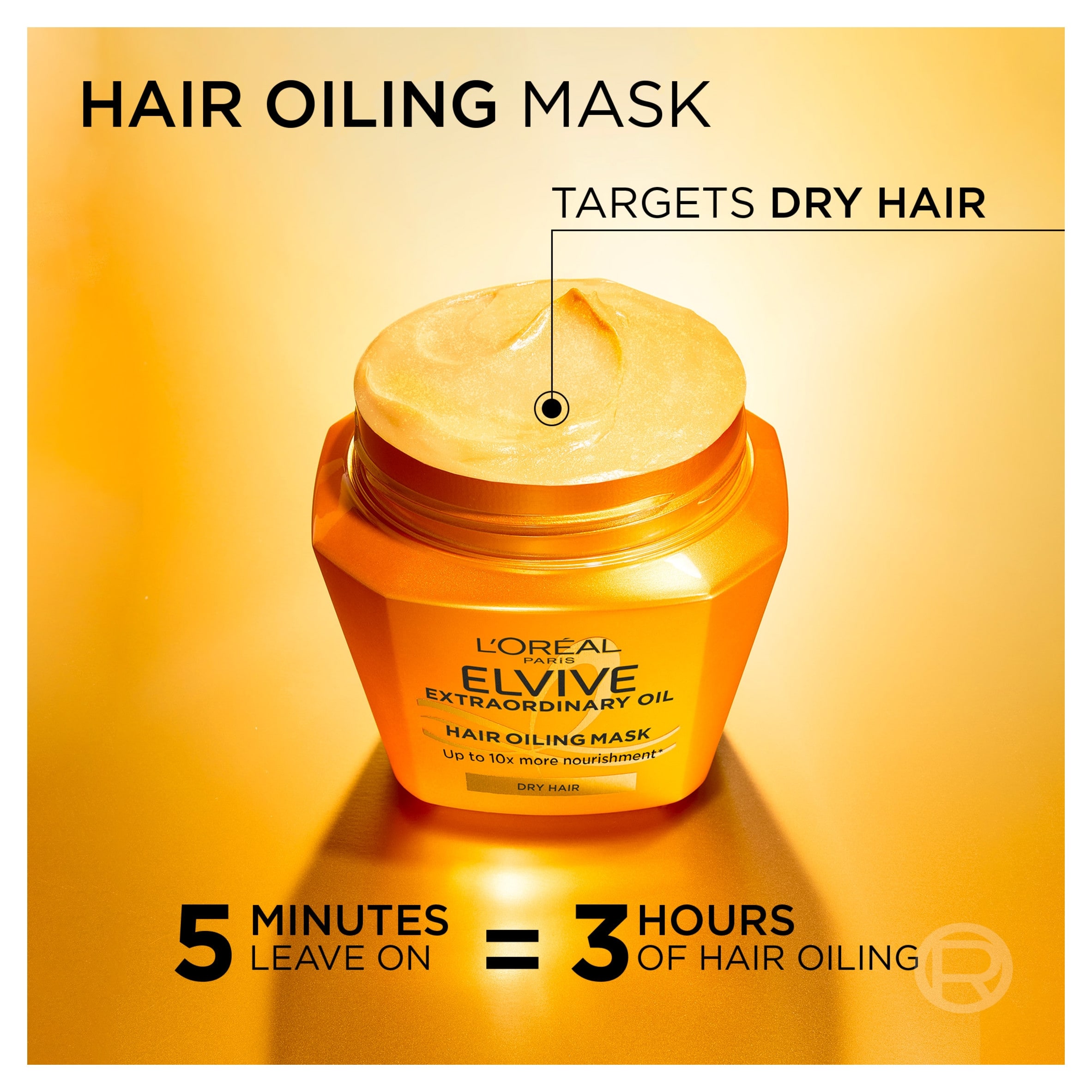 L'ORÉAL Elvive Extraordinary Oils Dry Hair Mask 300Ml thumbnail 3