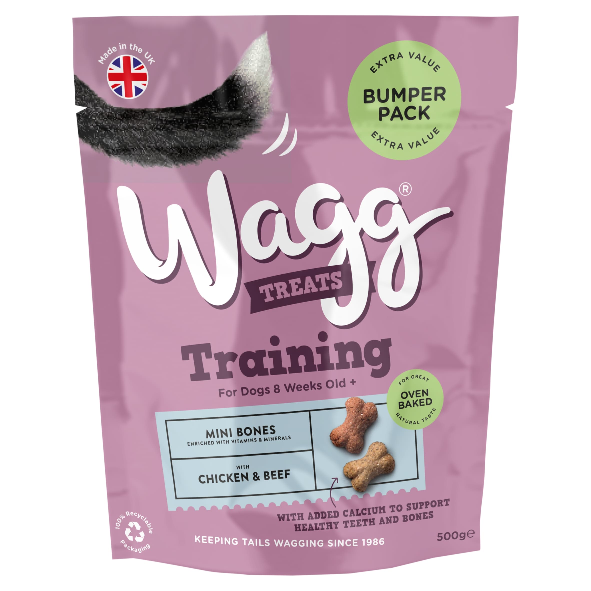Wagg Training Treats Beef, Chicken & Lamb Bumper Pack 500g