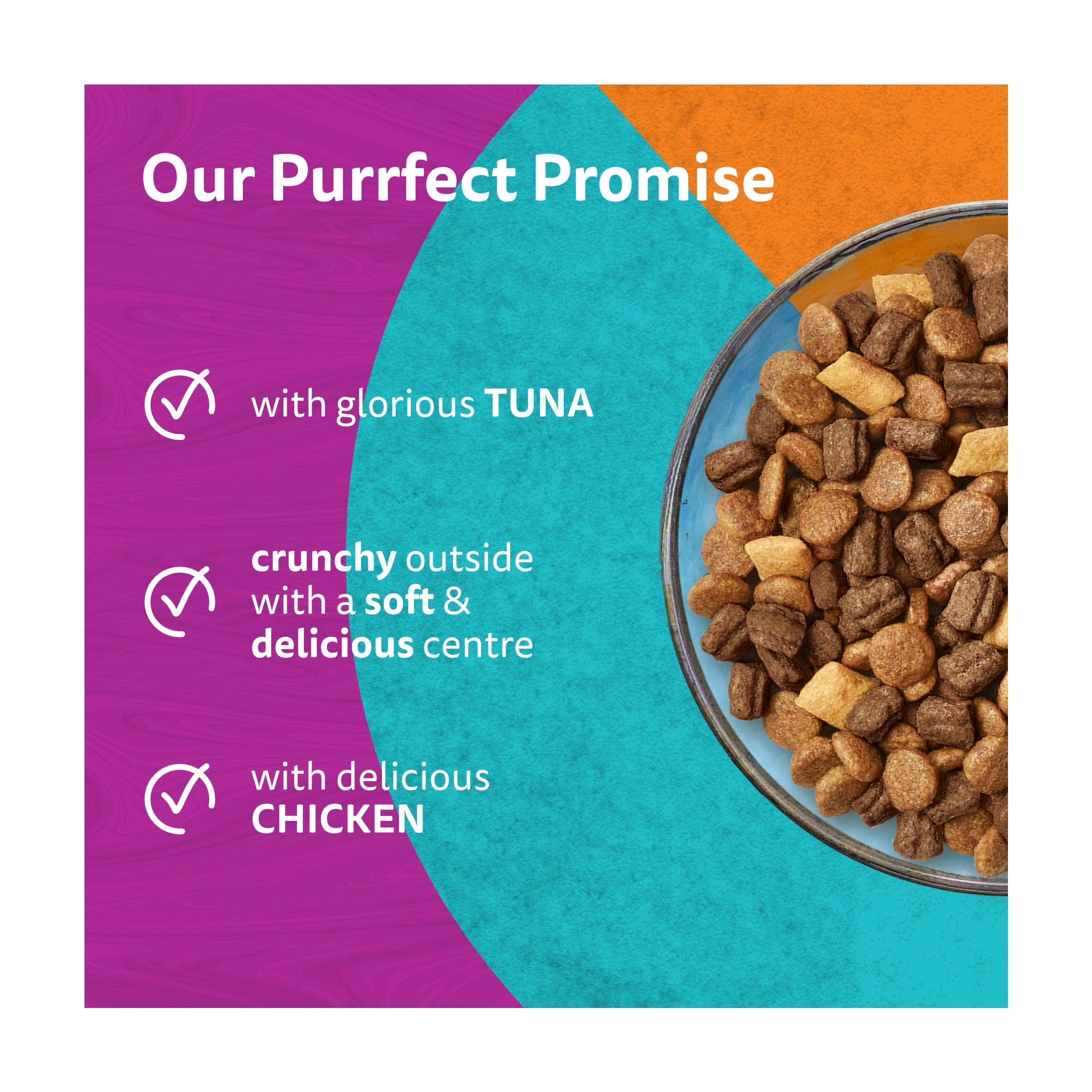 WHISKAS 1+ DUO Surf & Turf Dry Cat Food Biscuits 800g thumbnail 2