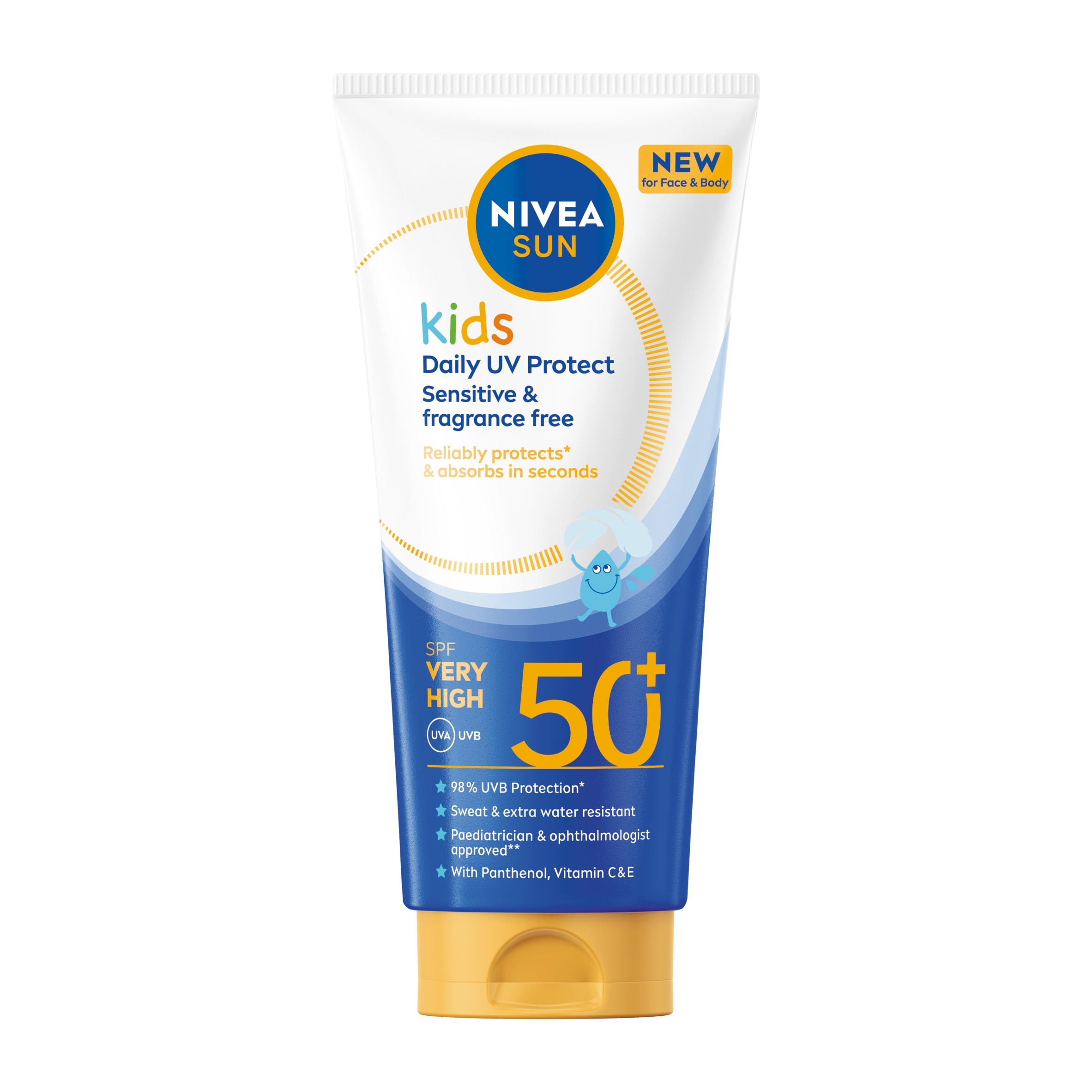 NIVEA SUN Kids Daily UV Protect Sensitive Sun Cream Lotion SPF50+ 100ml​