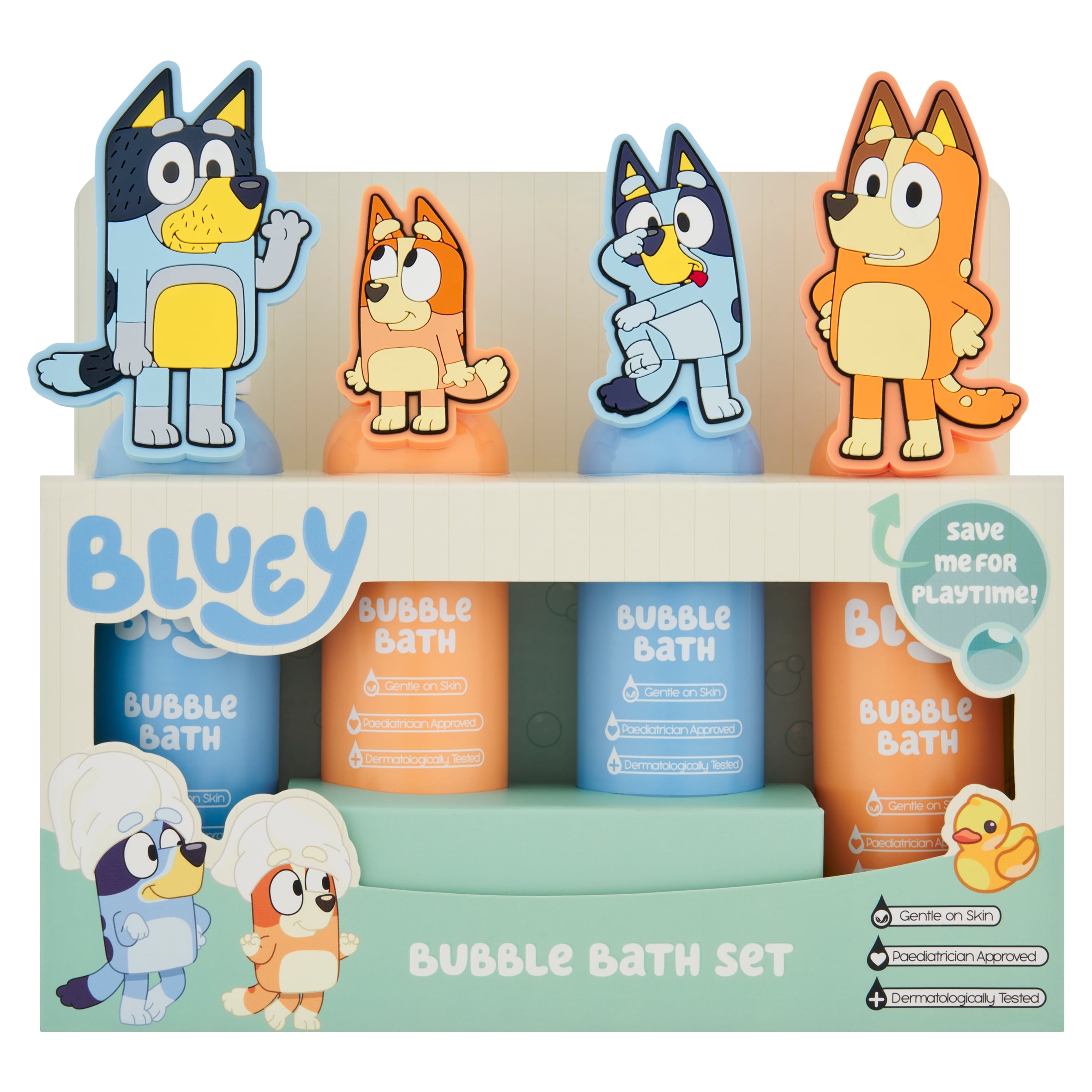 Bluey bubble bath set