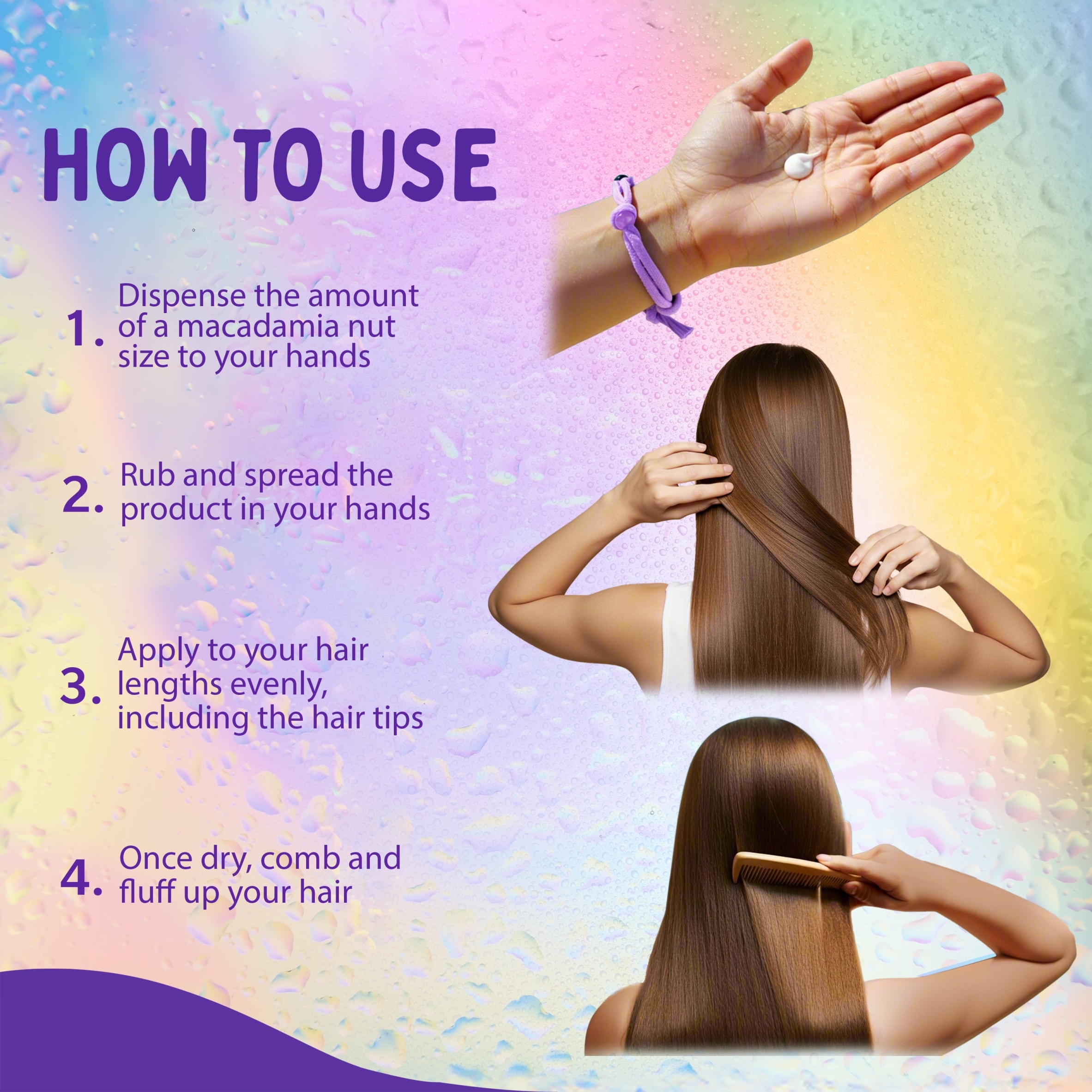 Aussie Frizz Off 24H Anti- Frizz Leave in Serum 160ML thumbnail 4