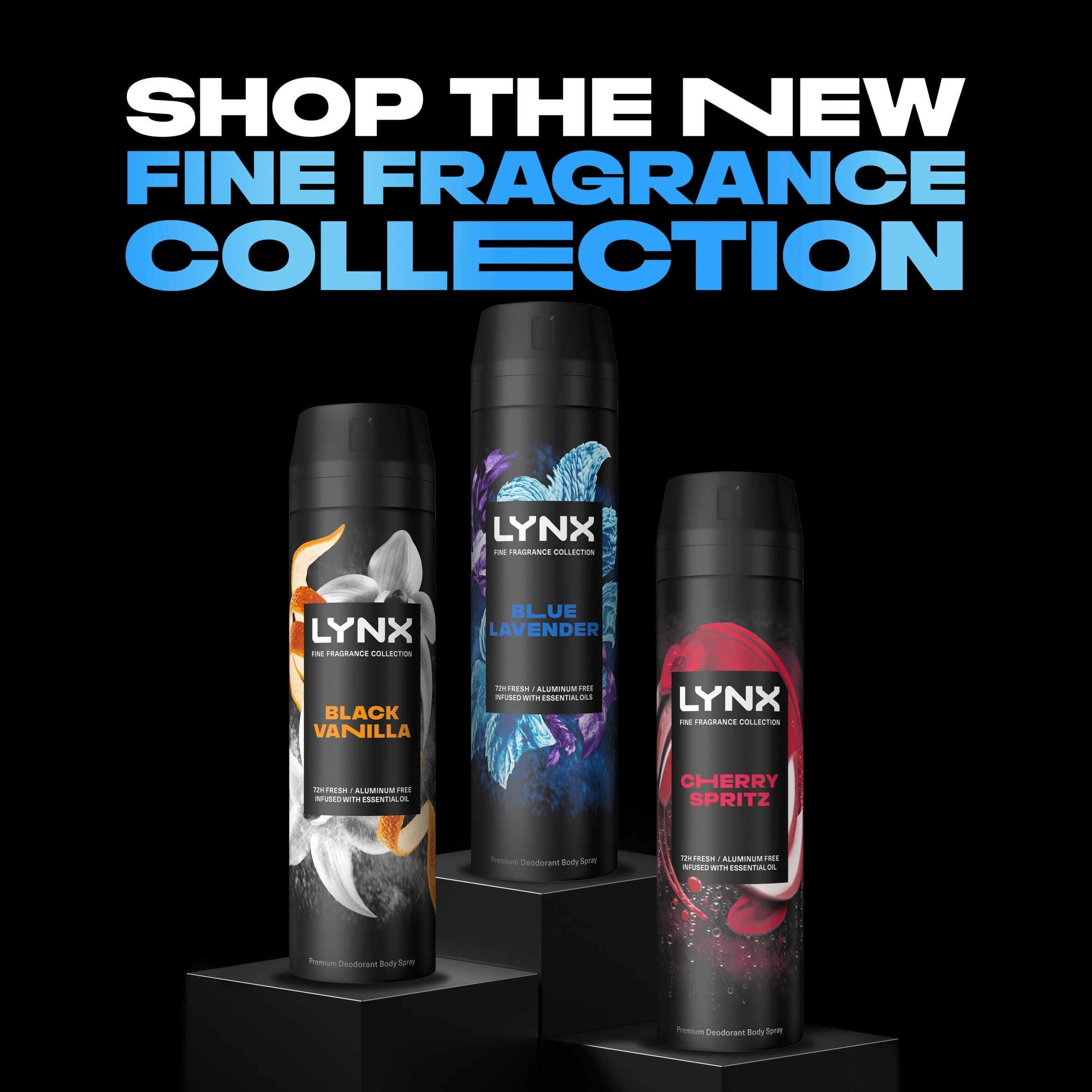 Lynx Blue Lavender 72h Fine Fragrance Premium Deodorant Bodyspray for Men 200ml thumbnail 5