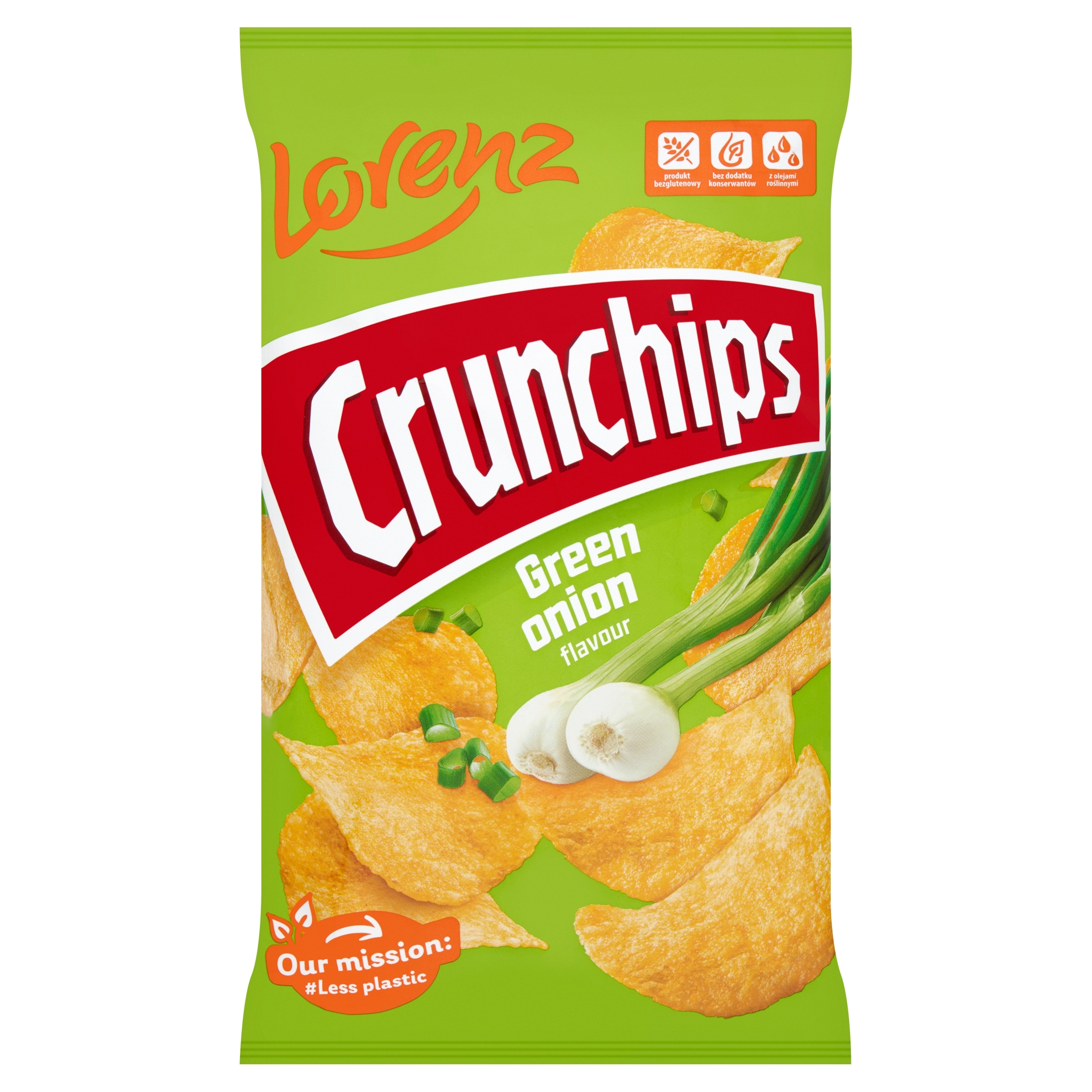 Lorenz Crunchips Green Onion 130g
