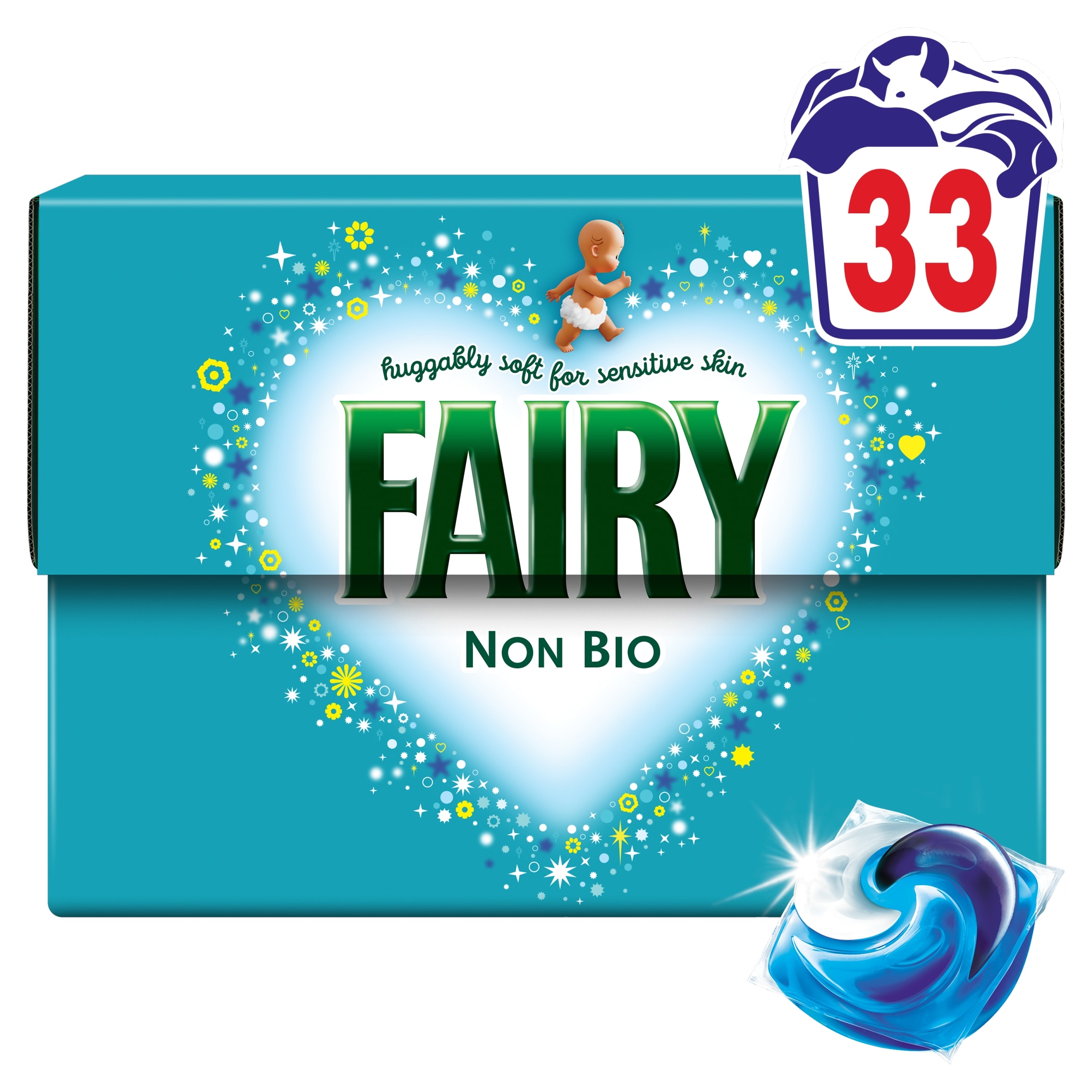 Fairy Non Bio Washing Pods 33 Washes 679.8g
