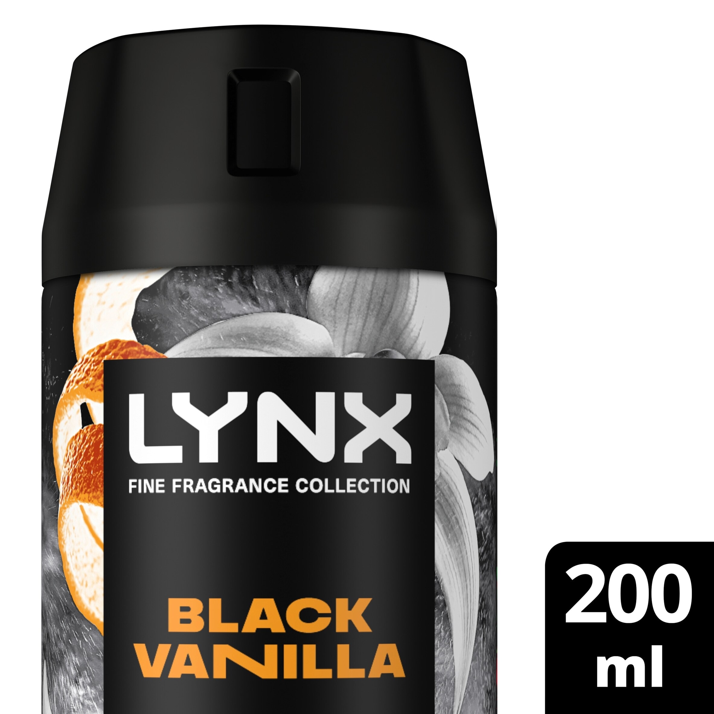 Lynx Black Vanilla 72h Fine Fragrance Premium Deodorant Bodyspray for Men 200ml