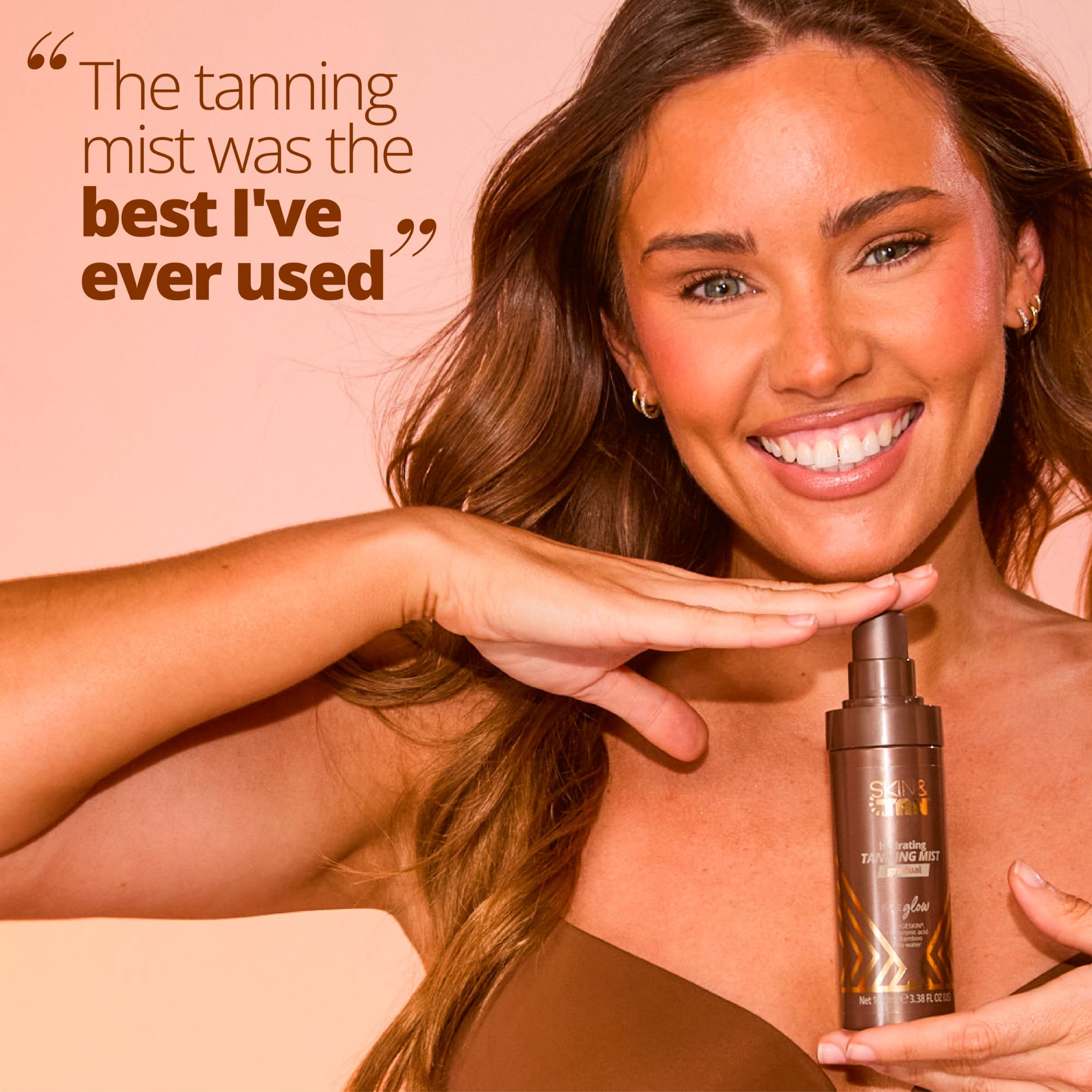 SKIN & TAN Face Glow Gradual Hydrating Tanning Mist 100ml thumbnail 5