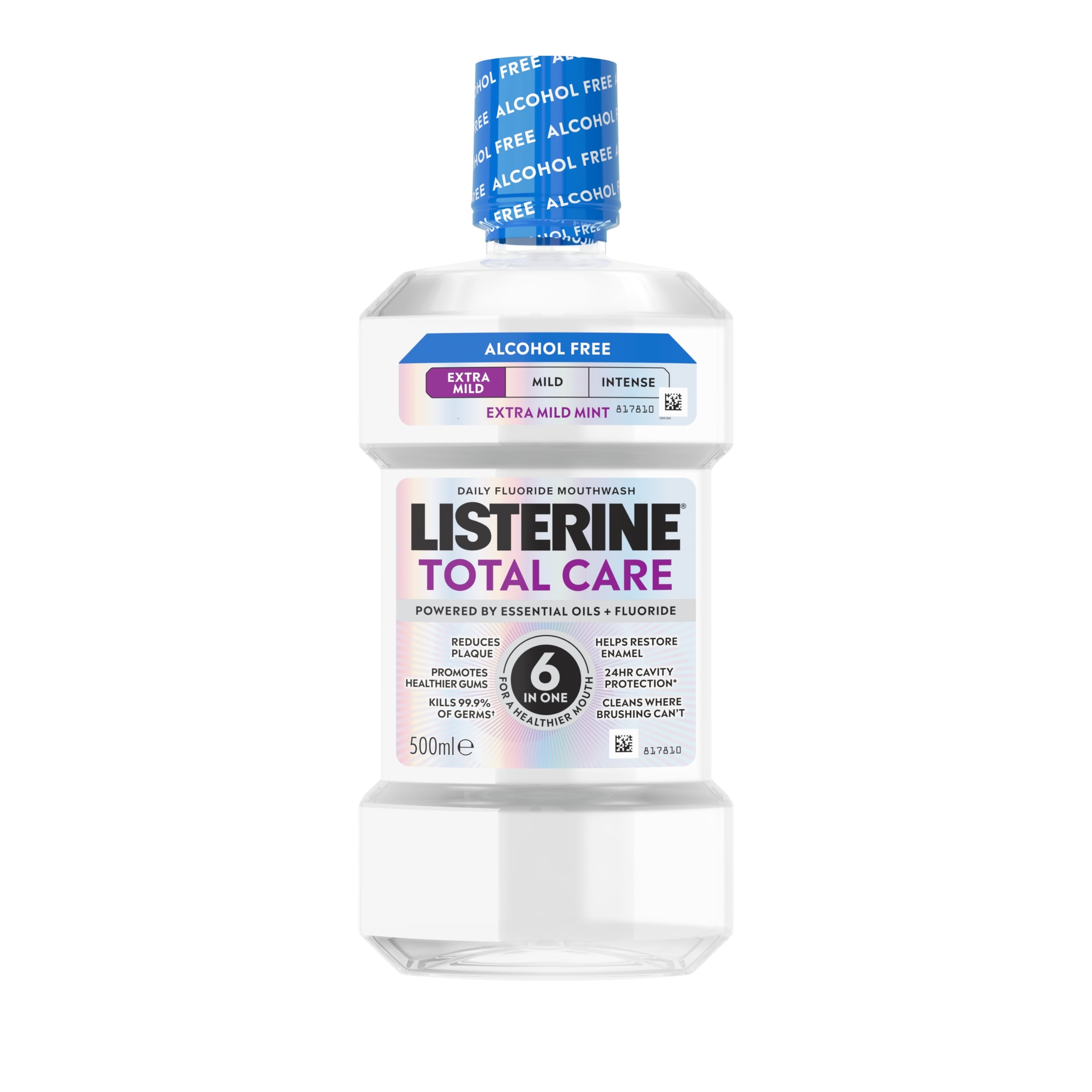 Listerine Total Care Alcohol Free Extra Mild Mint 500ml thumbnail 2