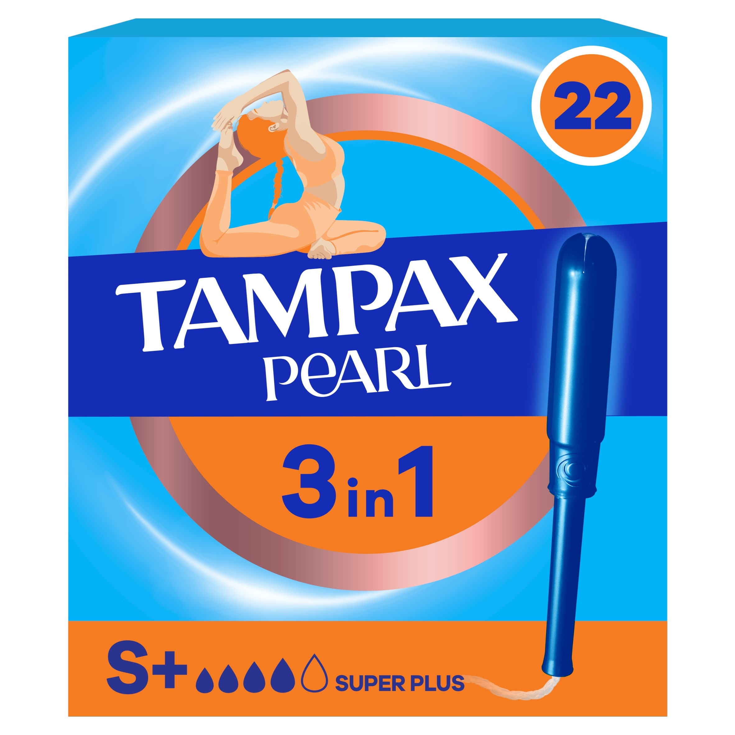 Tampax Pearl Tampons Super Plus 22CT