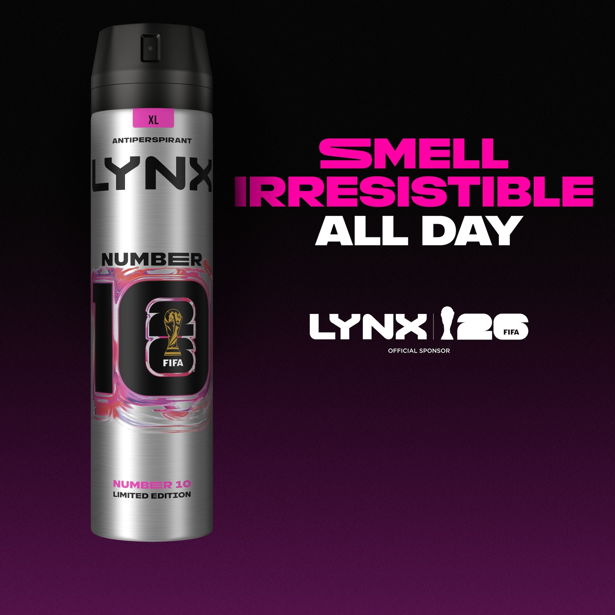 Lynx Number 10 Limited Edition 72h Antiperspirant Deodorant 250ml thumbnail 2