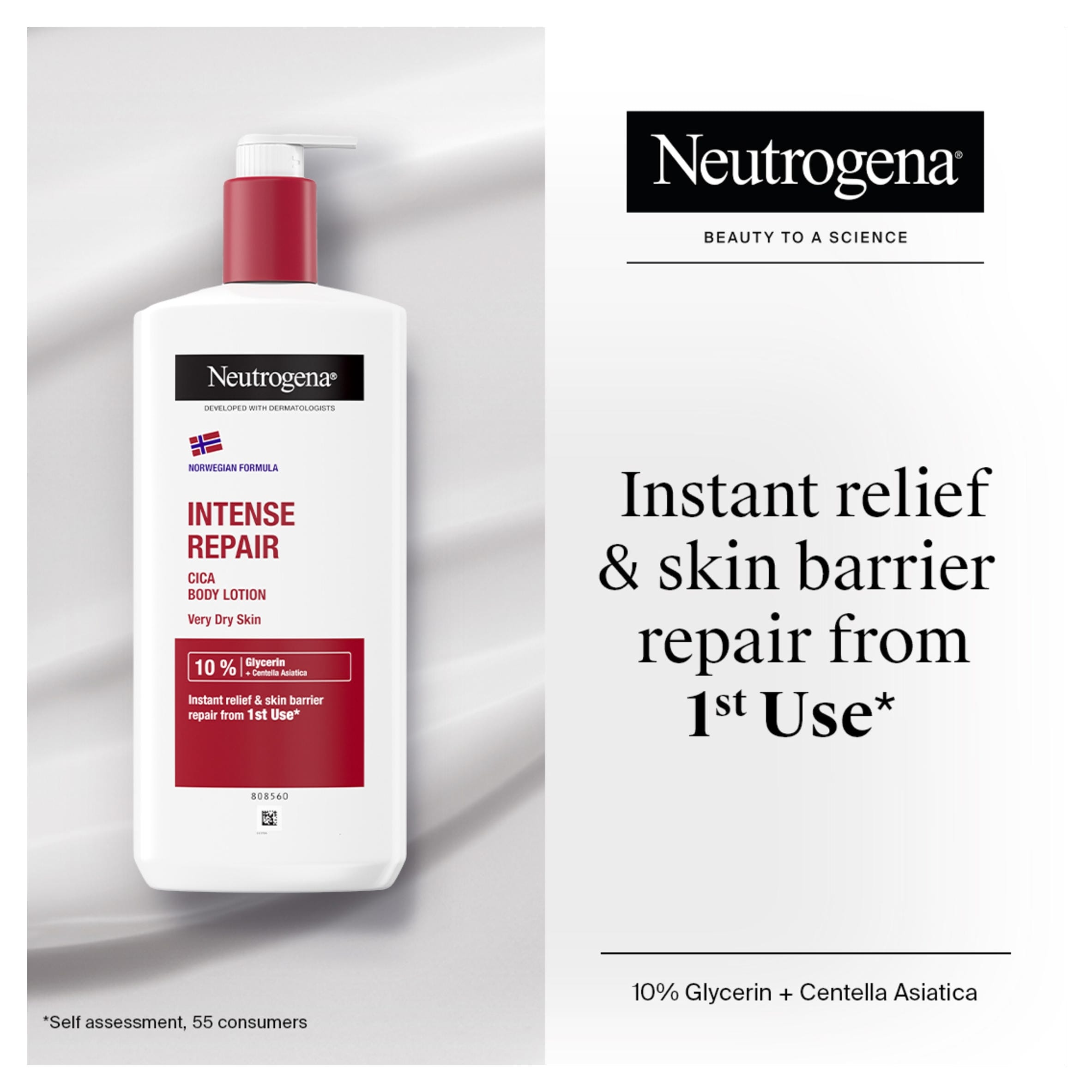 Neutrogena 400ml Norwegian Formula Intense Repair Body Lotion thumbnail 2
