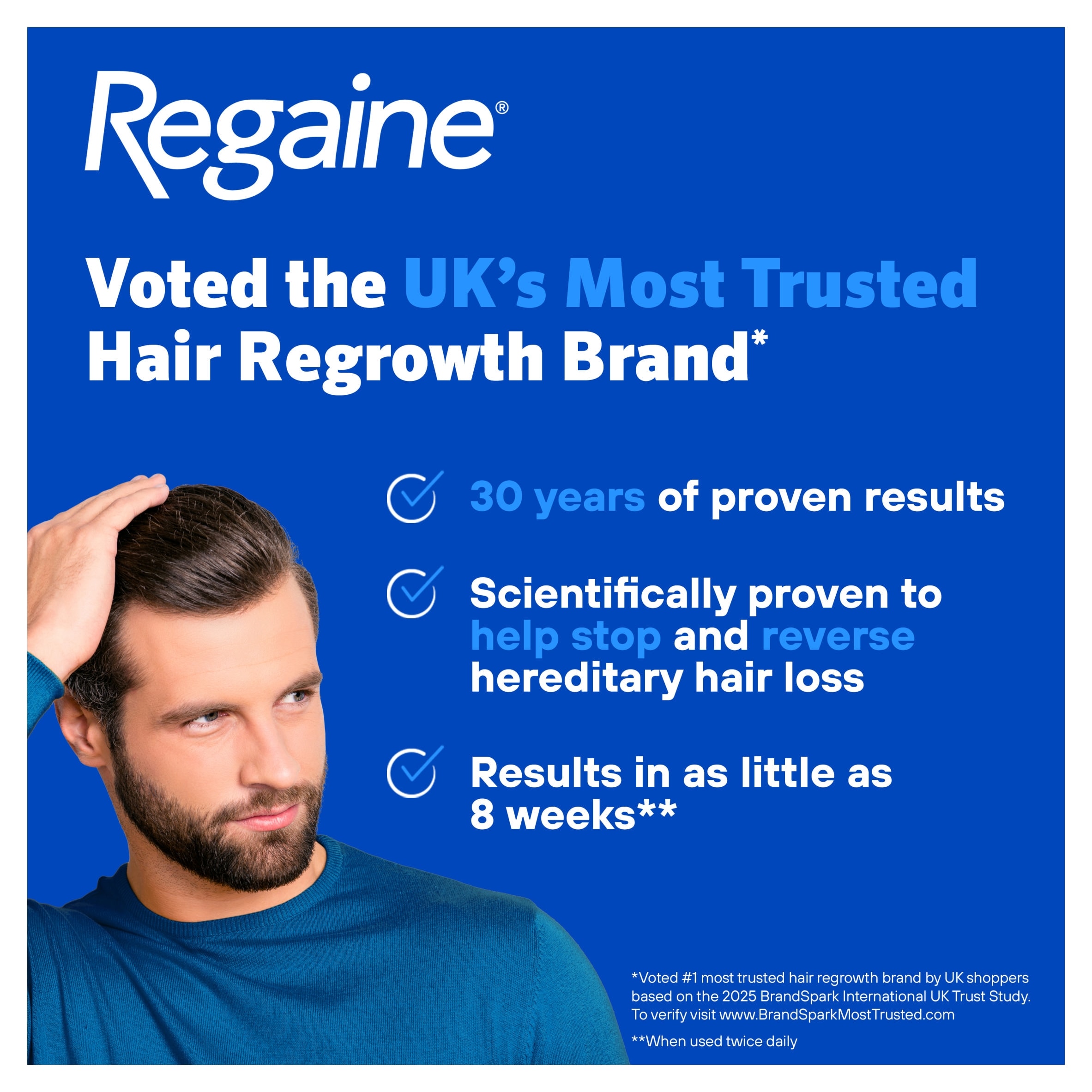 Regaine For Men Extra Strength Scalp Solution 5% Minoxidil 60ml​ thumbnail 2