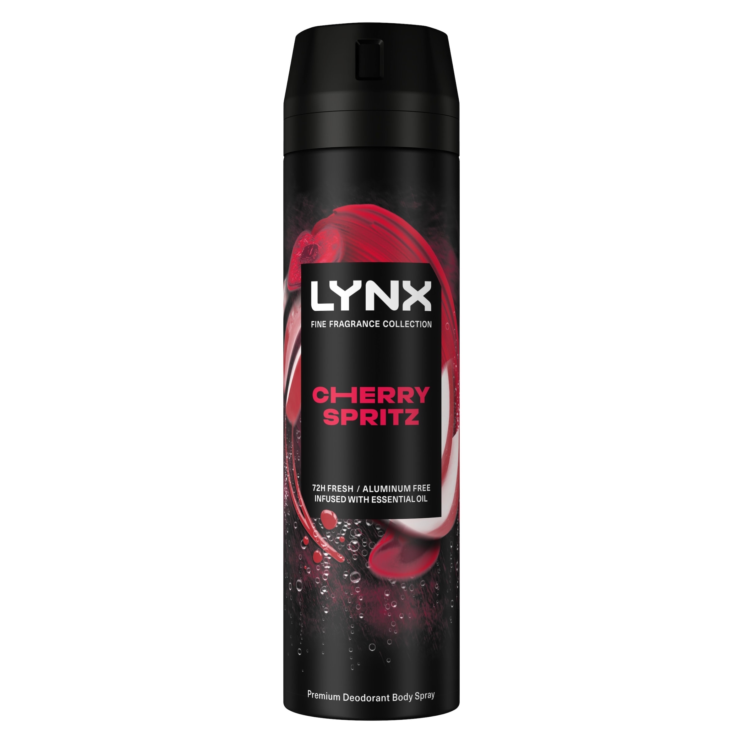 Lynx Cherry Spritz 72h Fine Fragrance Premium Deodorant Bodyspray for Men 200ml