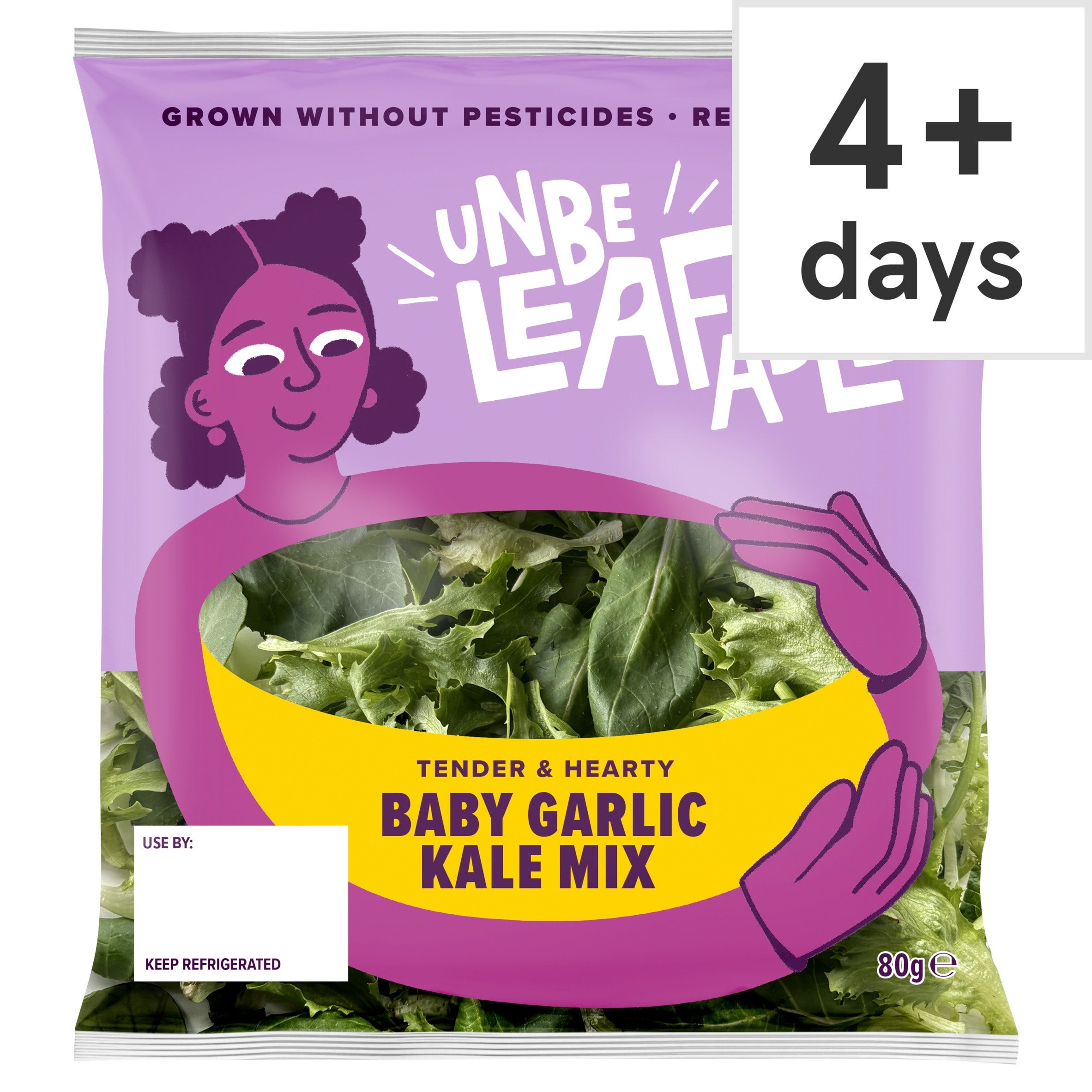 Unbeleafable Baby Garlic Kale Mix 80g