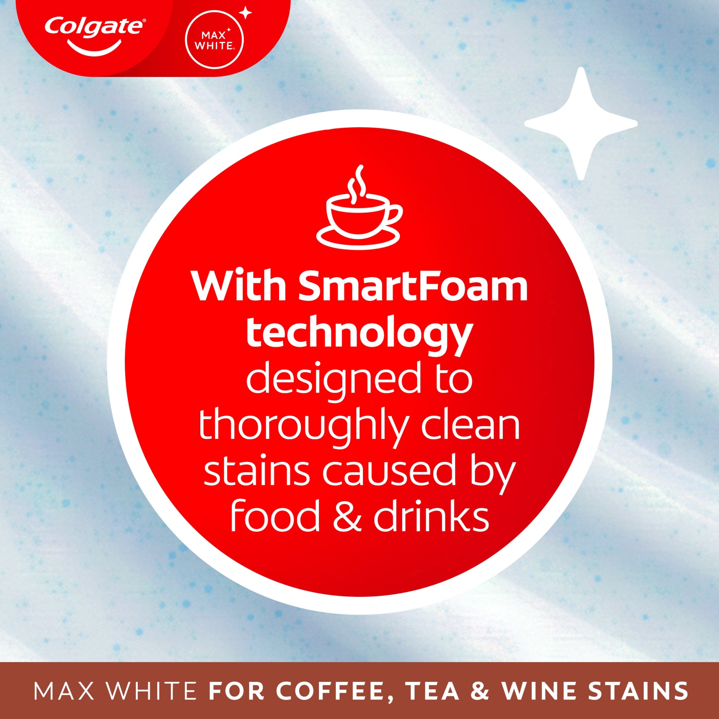 Colgate Max White For Coffee, Tea & Wine Stains Whitening Toothpaste 75ml thumbnail 3