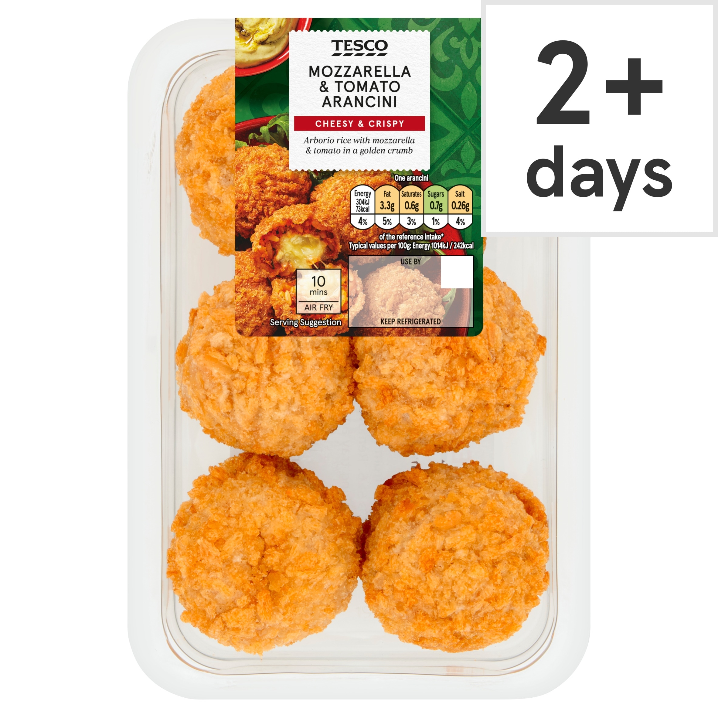 Tesco Mozzarella & Tomato Arancini 180g