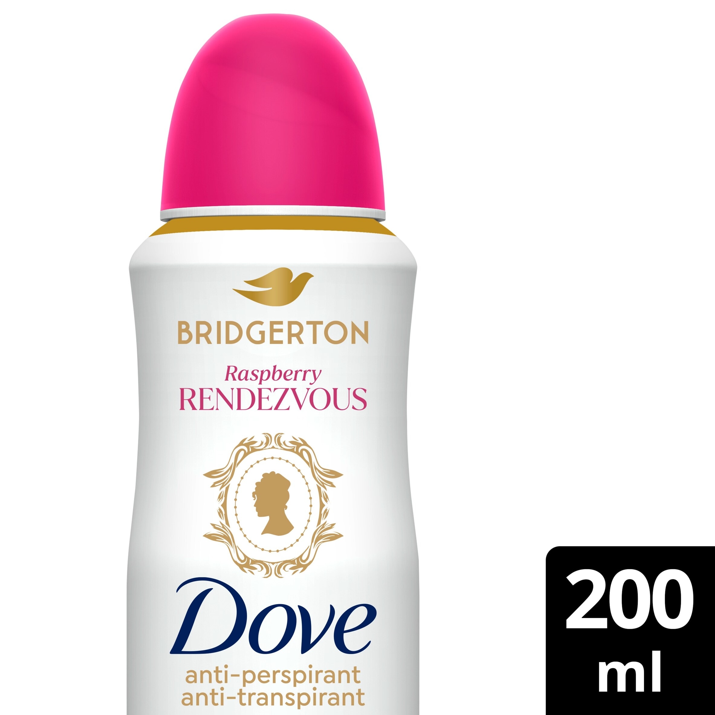 Dove Limited Edition Bridgerton Raspberry Rendezvous 72h Antiperspirant Deodorant Spray 200ml