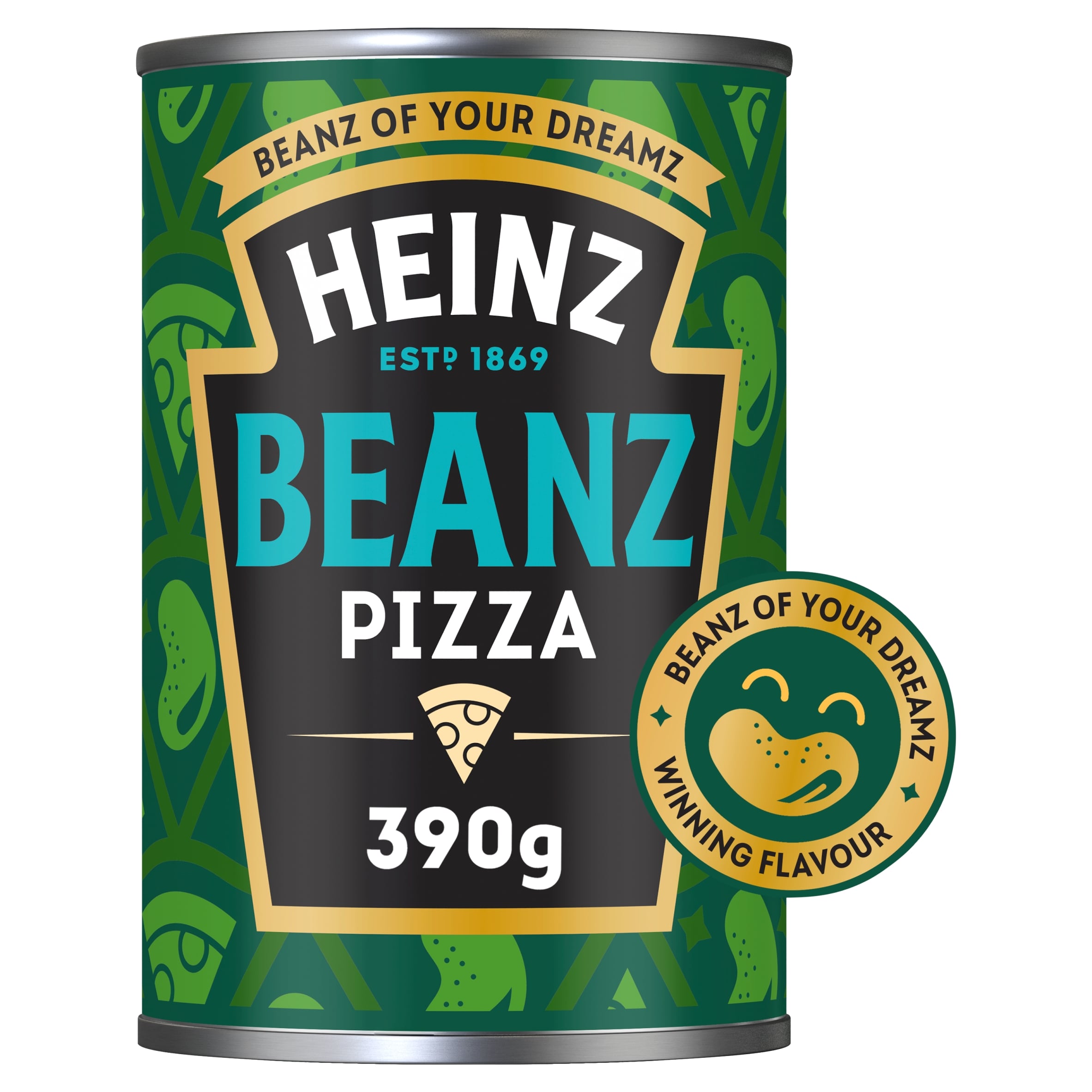 Heinz Baked Beans Pizza Flavoured in a Rich Tomato Sauce 390g thumbnail 2
