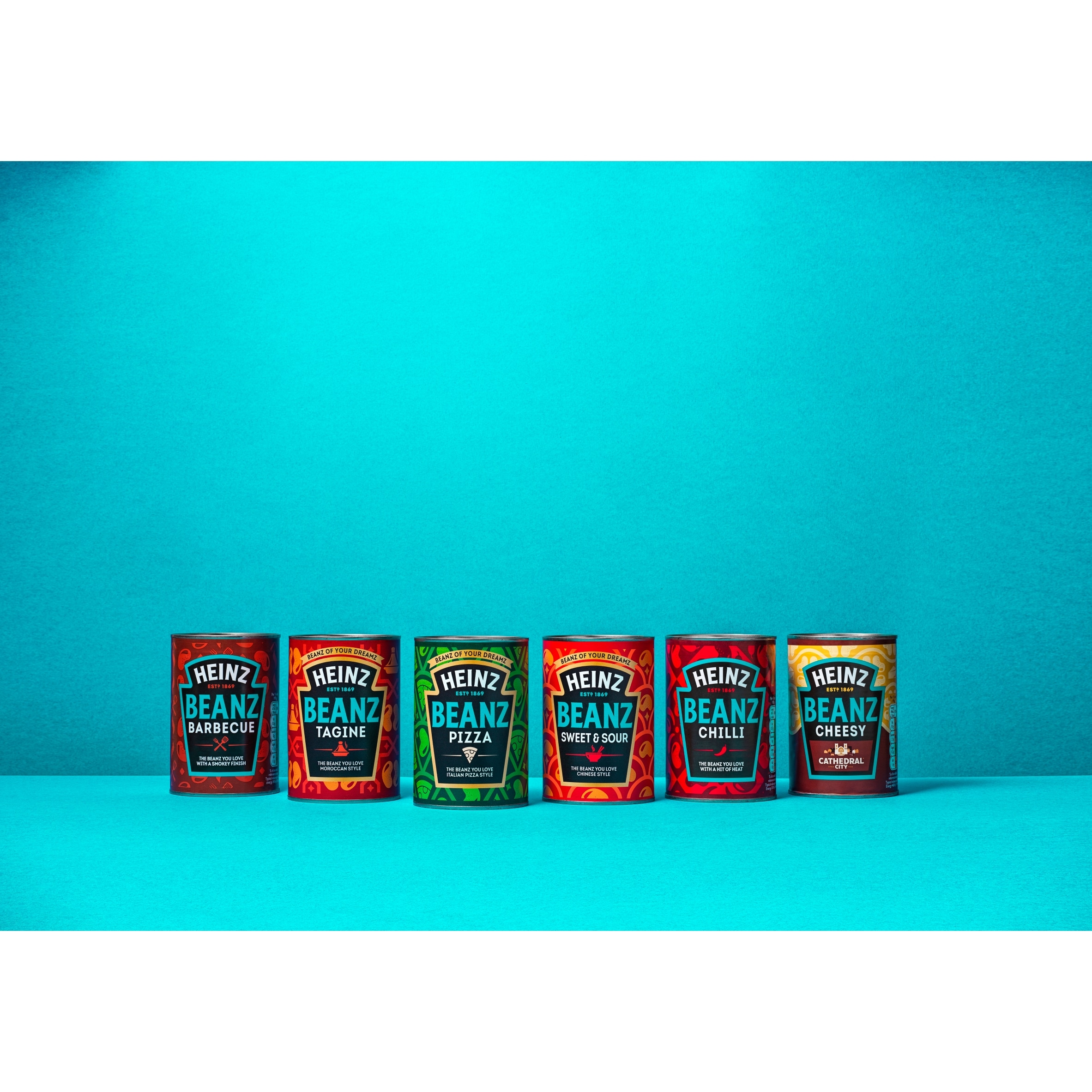 Heinz Baked Beans Pizza Flavoured in a Rich Tomato Sauce 390g thumbnail 4