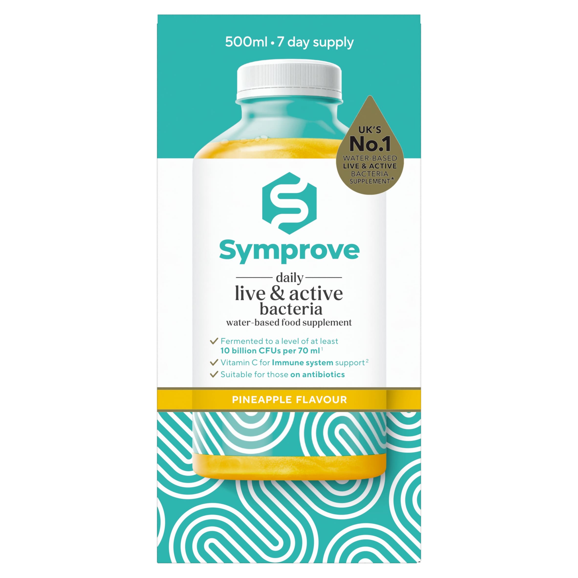 Symprove Daily Gut Solution Pineapple Flavour 500ml