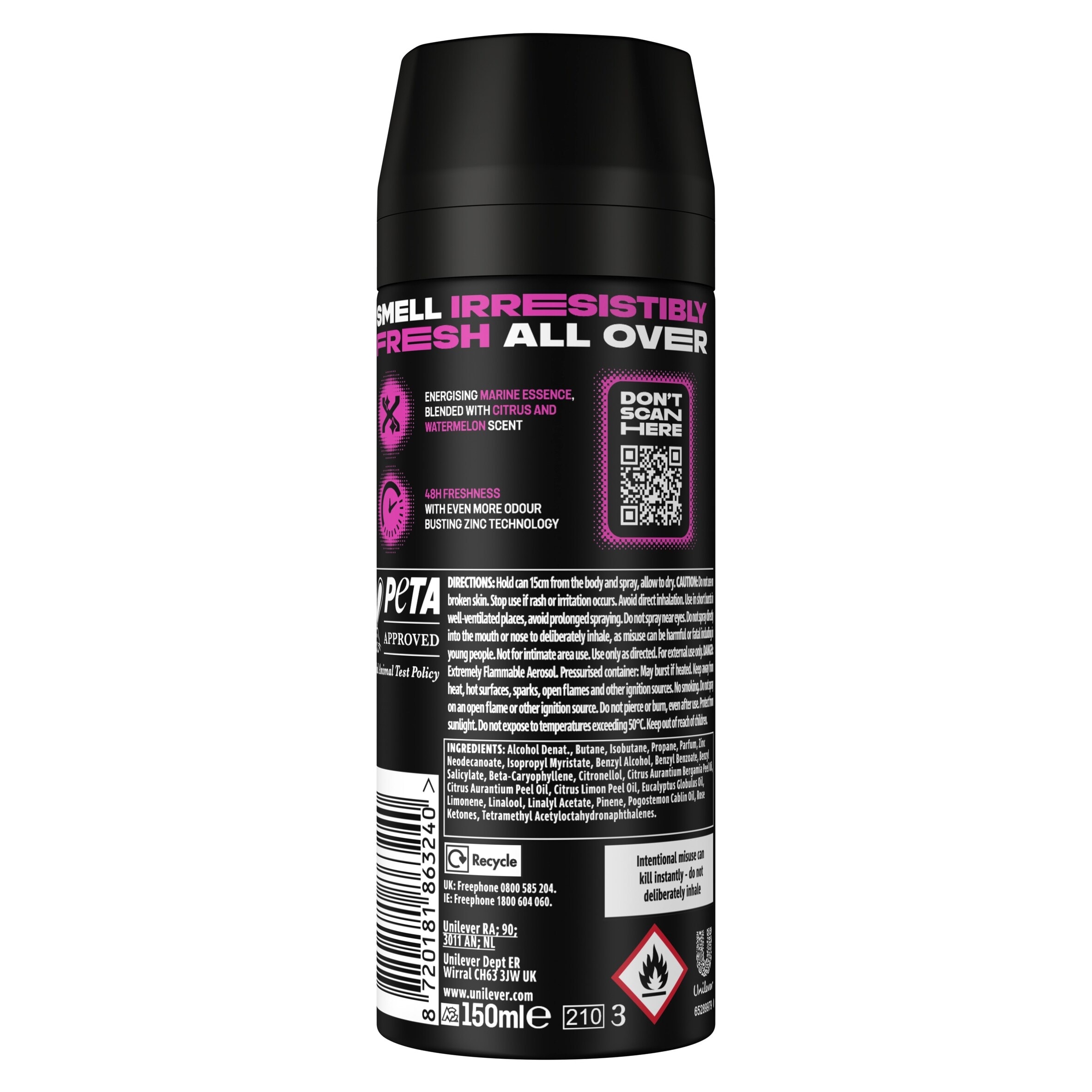 Lynx Men Number 10 48h Deodorant Bodyspray Aerosol 150ml thumbnail 2