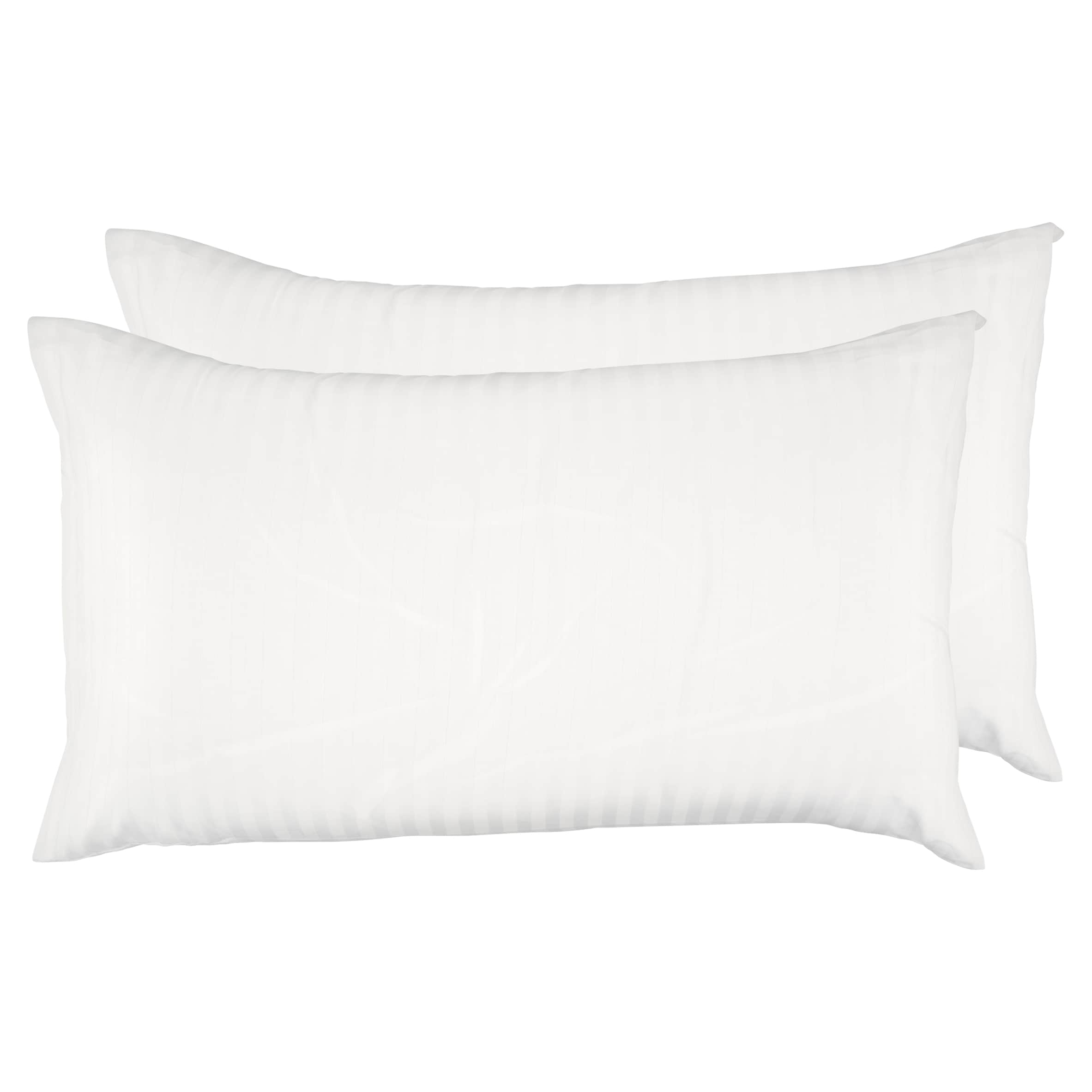 West Park 300 Thread Count White Pillowcase Pair