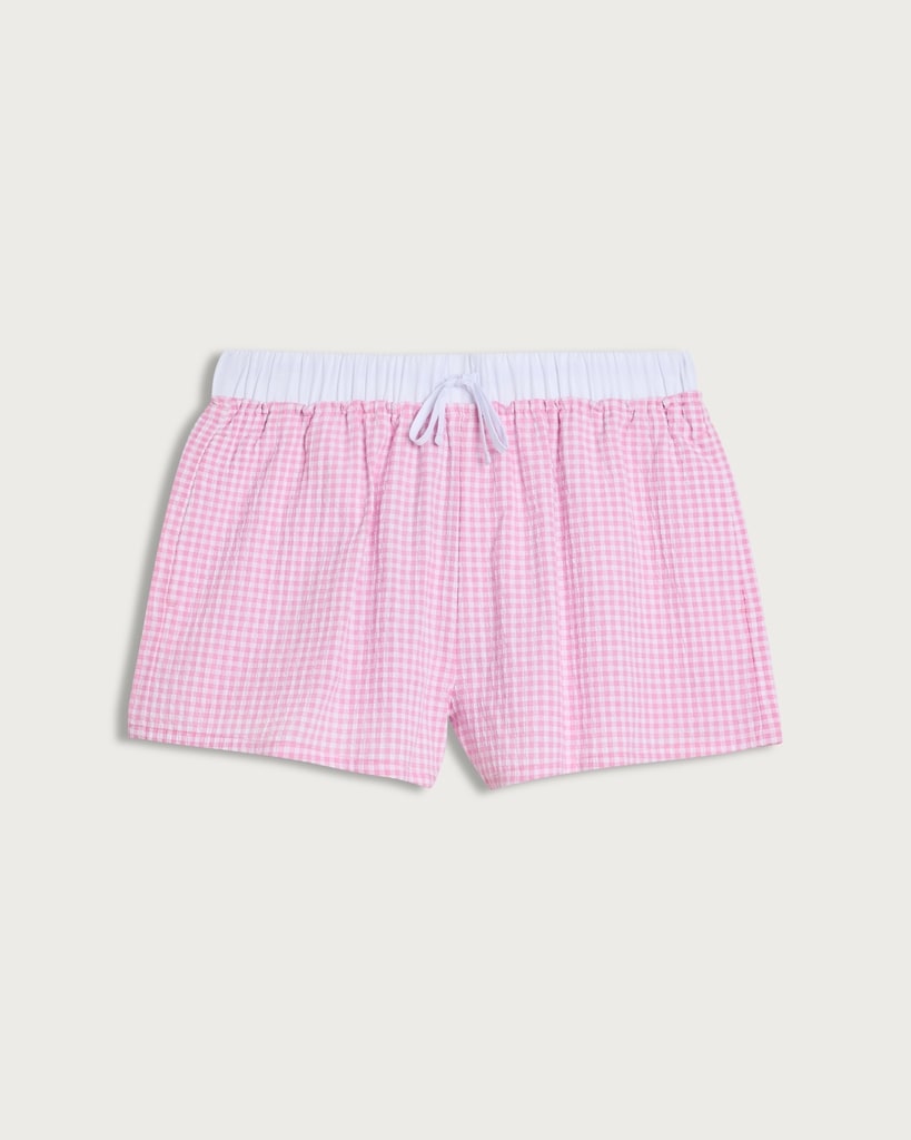 OH ME OH MY Cotton Rich Gingham Shorts in Pink thumbnail 4