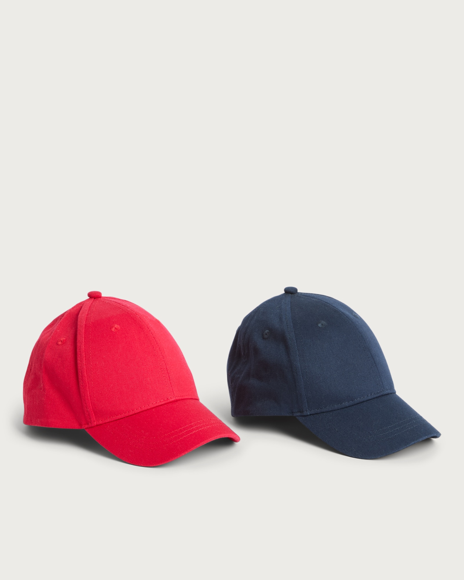 F&F Unisex 2-Pack Pure Cotton Baseball Caps in Multi