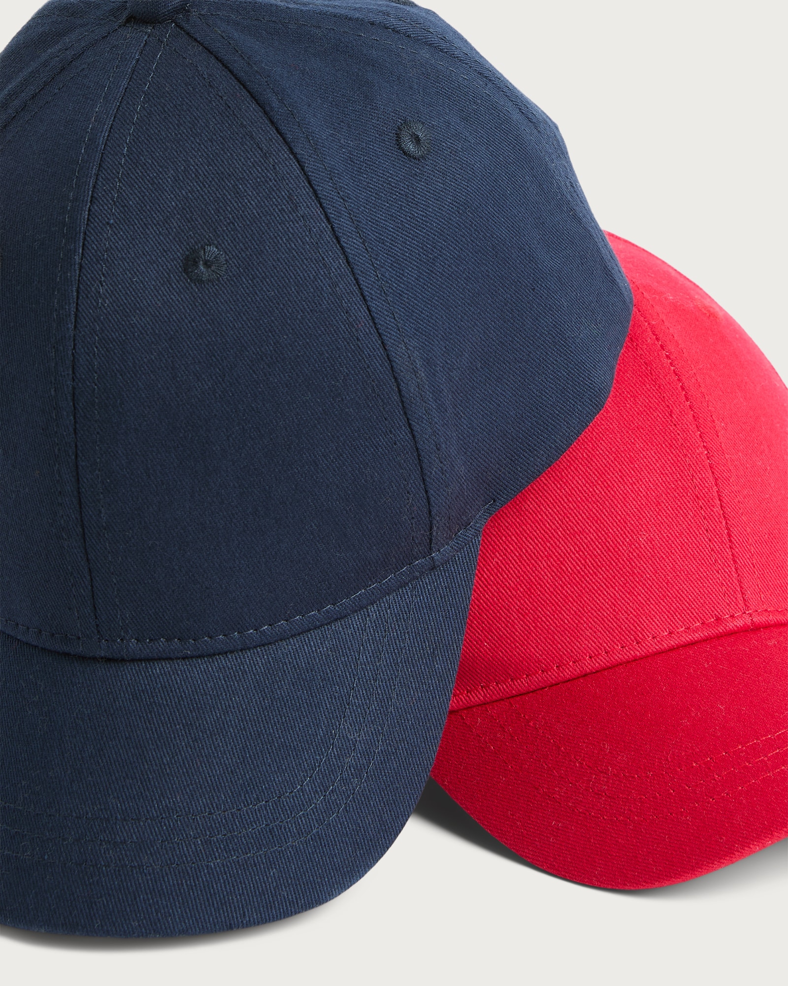 F&F Unisex 2-Pack Pure Cotton Baseball Caps in Multi thumbnail 2
