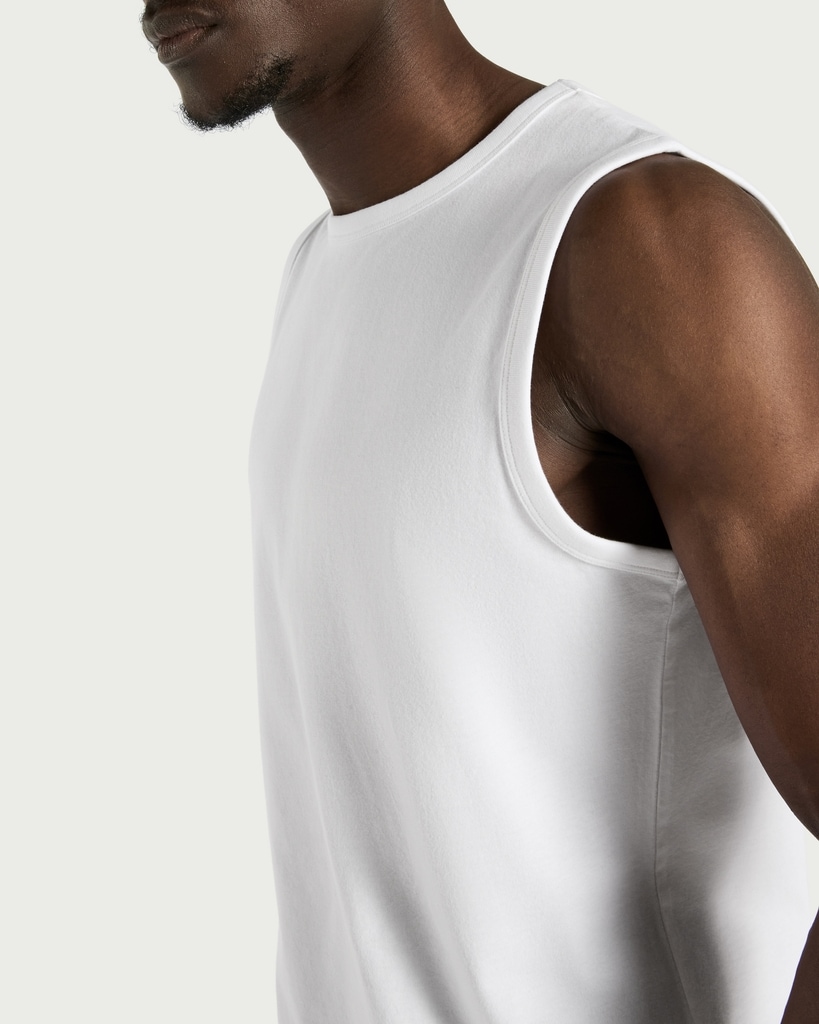 F&F Pure Cotton Regular Fit Vest in White