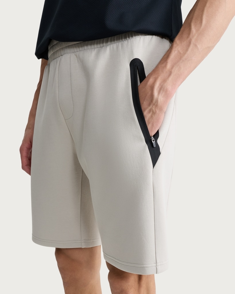 F&F Active TECHSPORT Zip Pocket Shorts in Grey