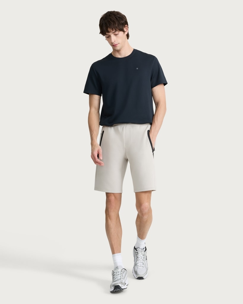 F&F Active TECHSPORT Zip Pocket Shorts in Grey thumbnail 2
