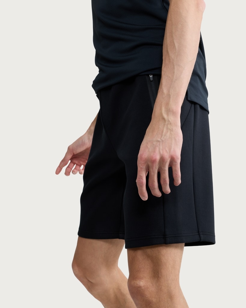 F&F Active TECHSPORT Zip Pocket Shorts in Black thumbnail 2