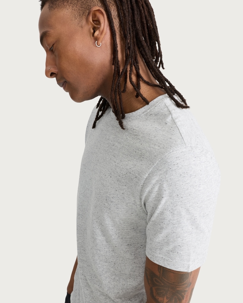 F&F Cotton Rich Short Sleeved T-Shirt in Grey