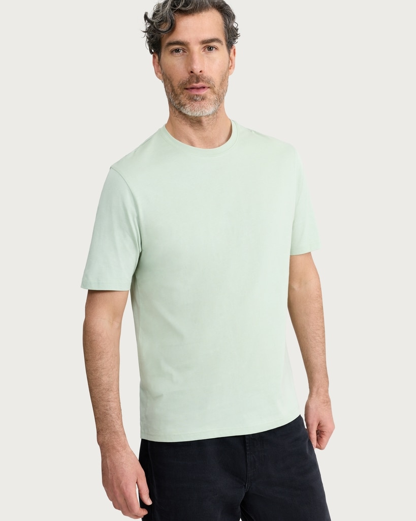 F&F Cotton Rich Short Sleeved T-Shirt in Mint