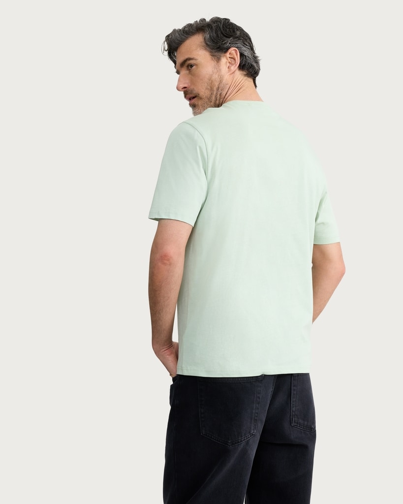 F&F Cotton Rich Short Sleeved T-Shirt in Mint thumbnail 3