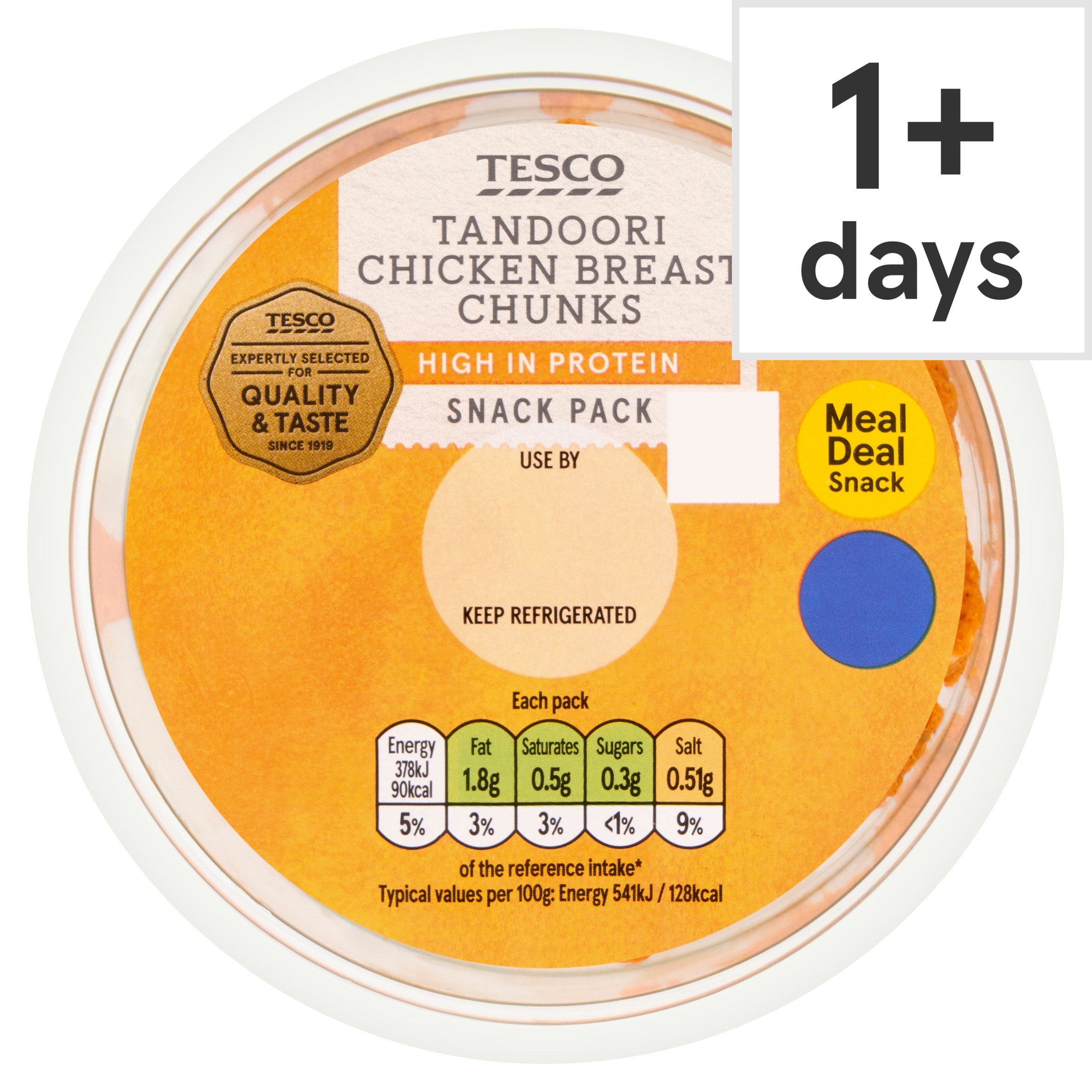 Tesco Tandoori Chicken breast chunks 70g